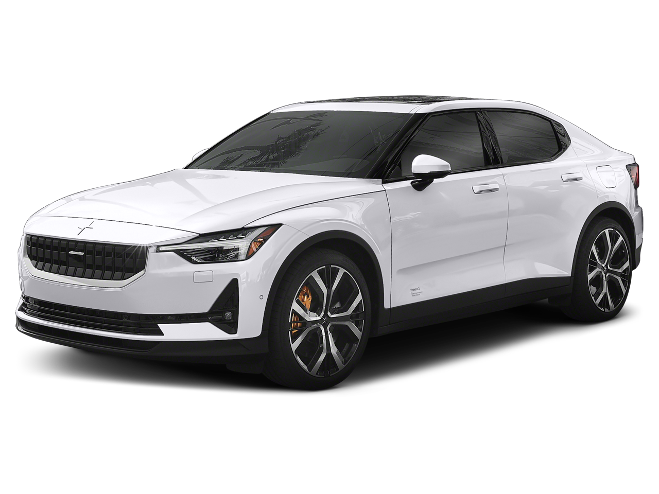 2021 Polestar 2 Launch Edition in Midnight — front three-quarter view