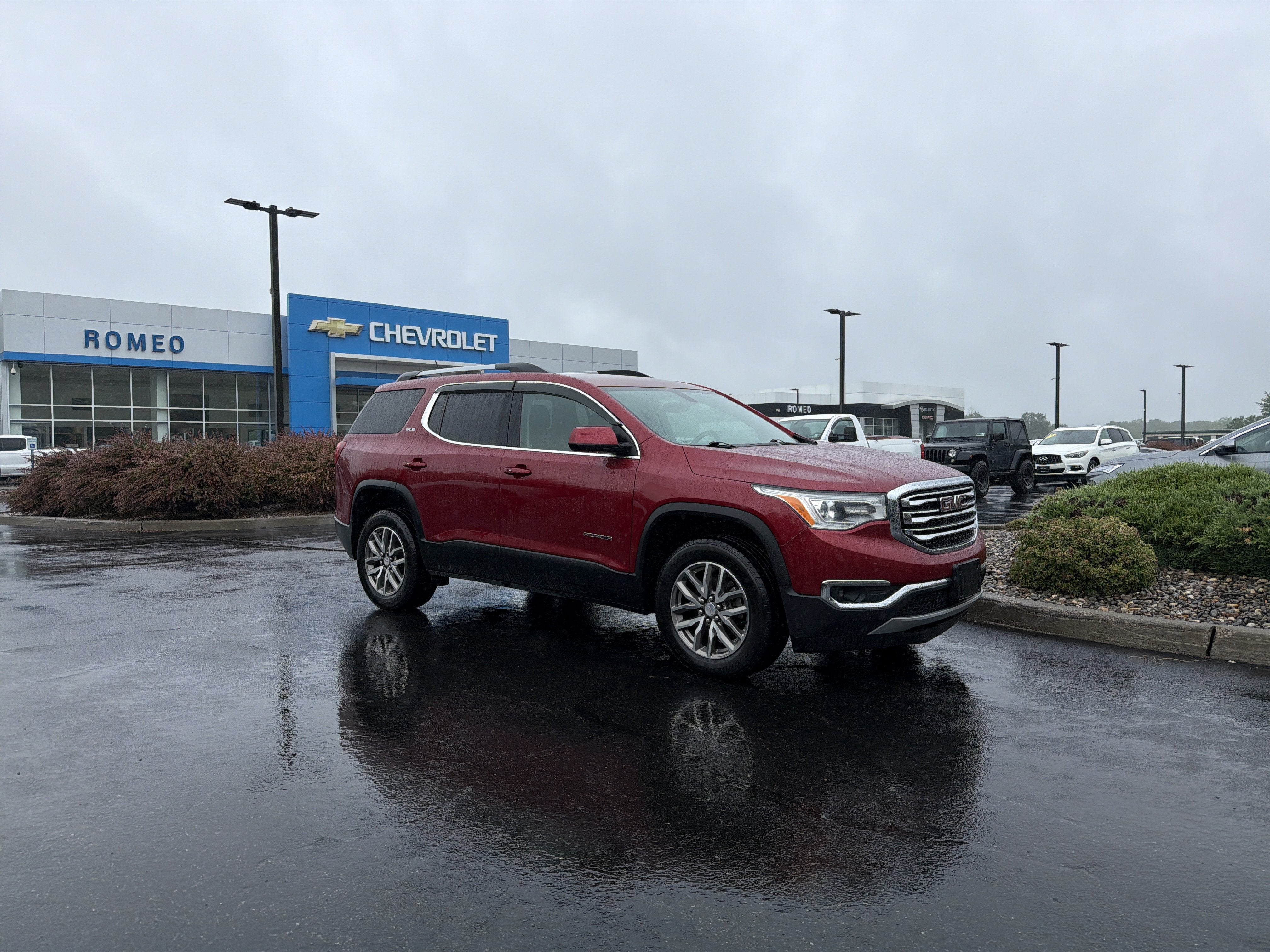2019 GMC Acadia — rear three-quarter view