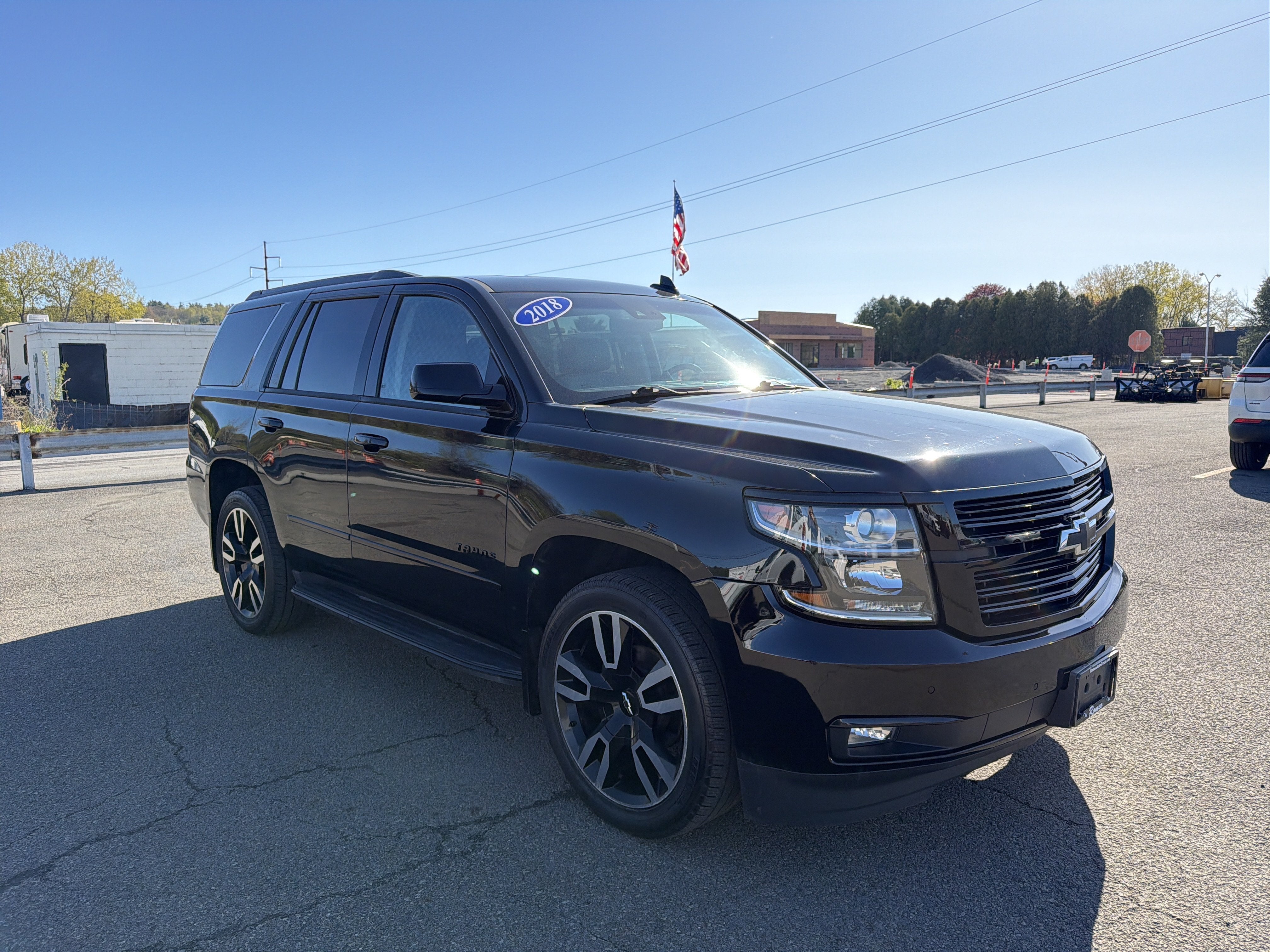 2018 Chevrolet Tahoe — rear three-quarter view
