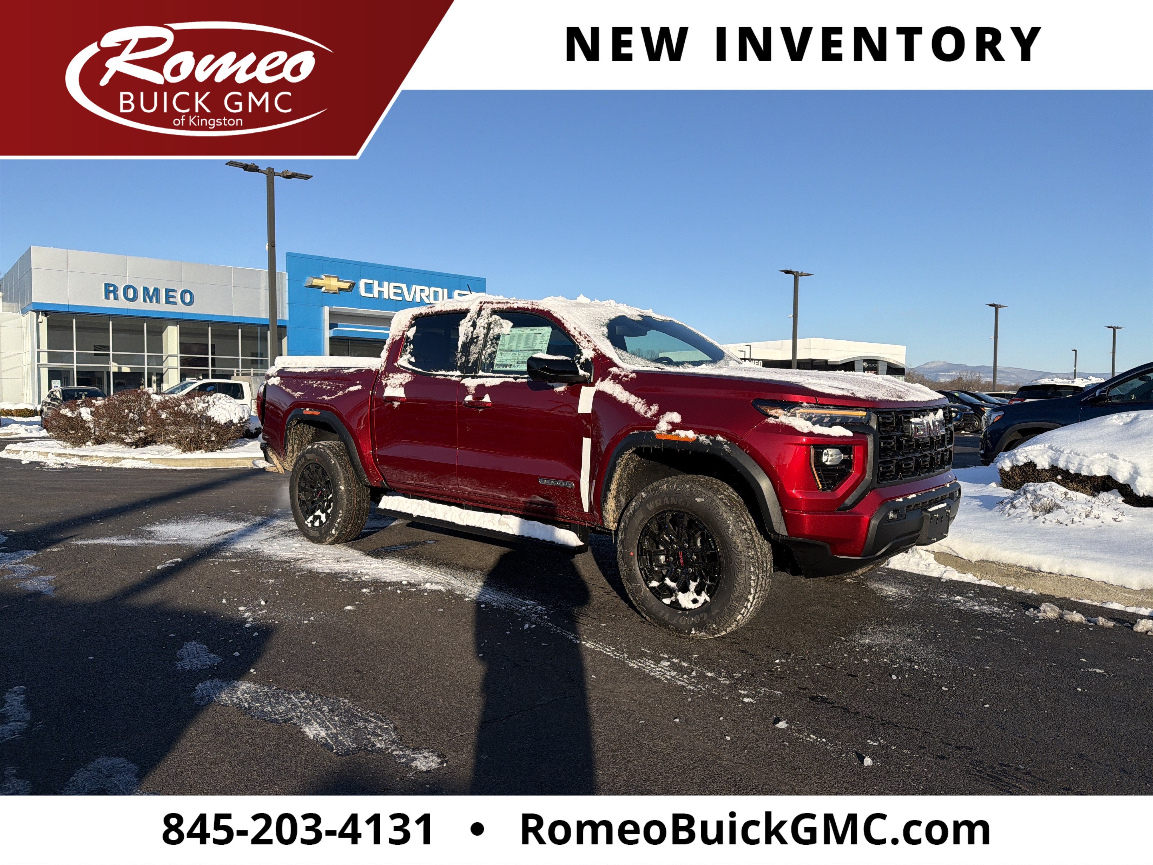 2026 GMC Canyon — rear three-quarter view