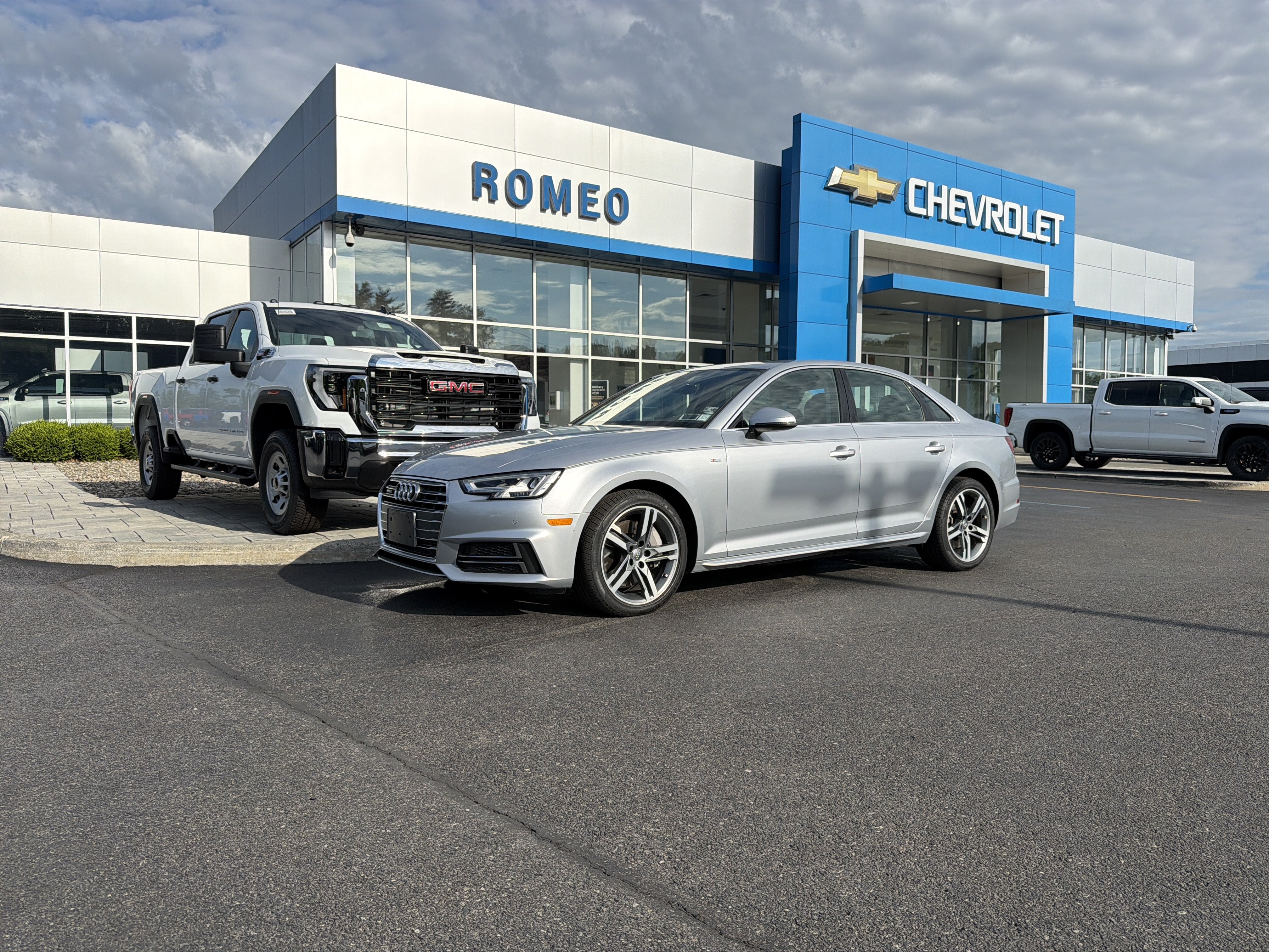2018 Audi A4 Premium Plus in Other — front three-quarter view