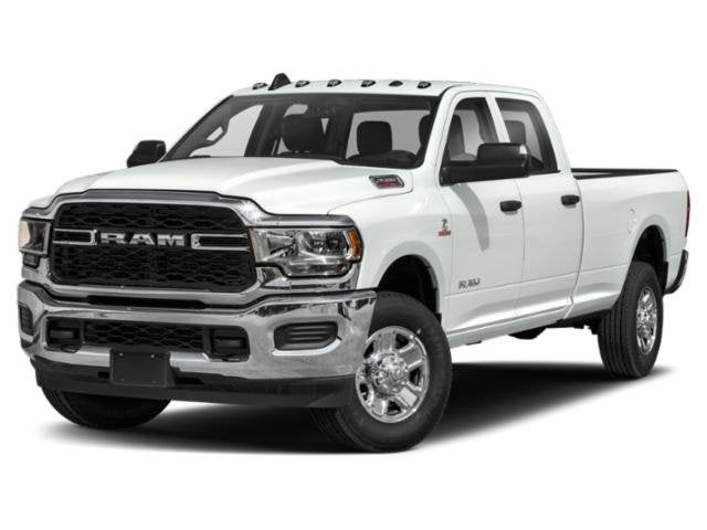 2022 RAM 2500 Laramie in Diamond Black Crystal Pearlcoat — front three-quarter view