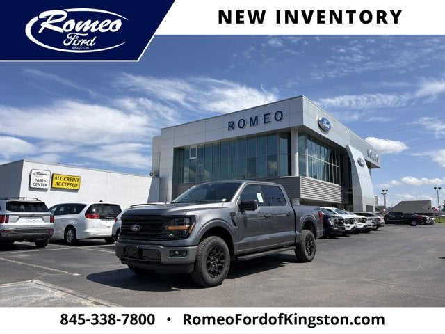 2026 Ford F-150 XLT in Carbonized Gray Metallic — front three-quarter view