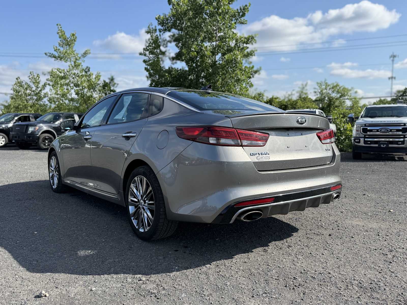2017 Kia Optima — rear three-quarter view