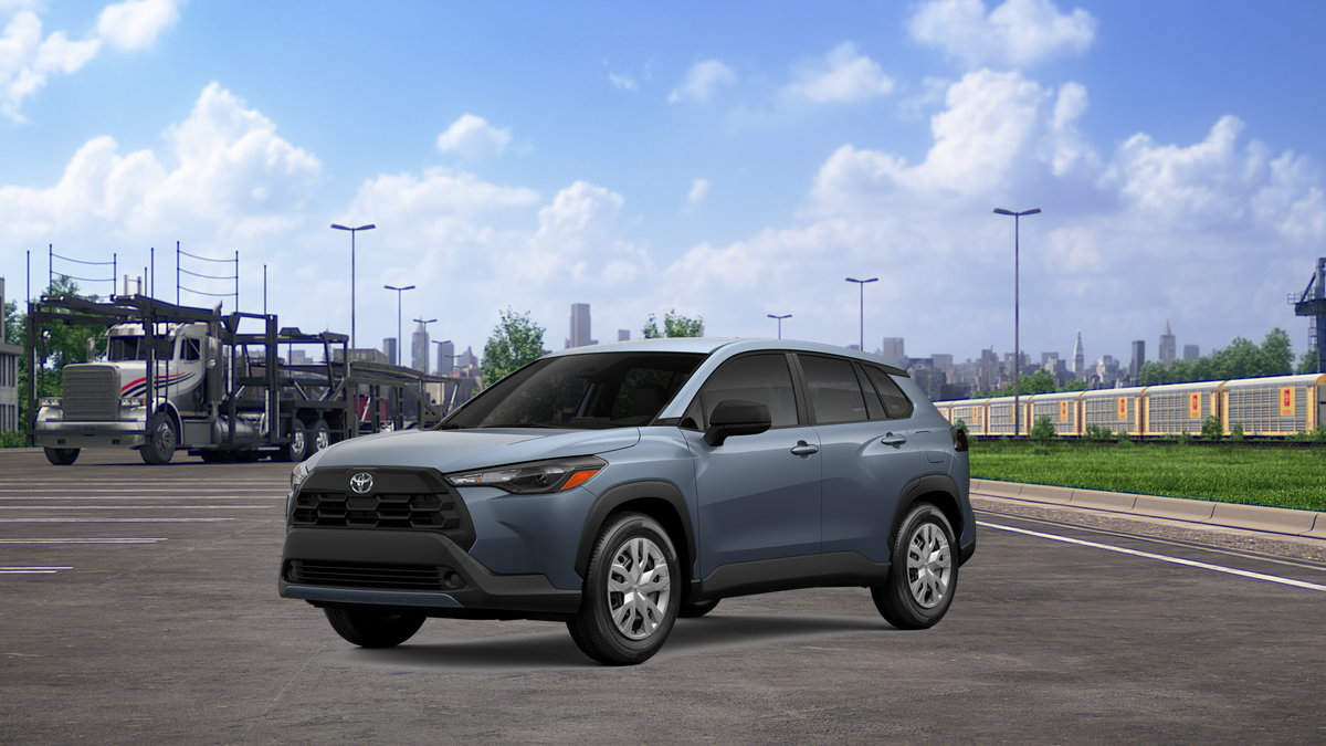 2026 Toyota Corolla Cross L in Celestite — front three-quarter view