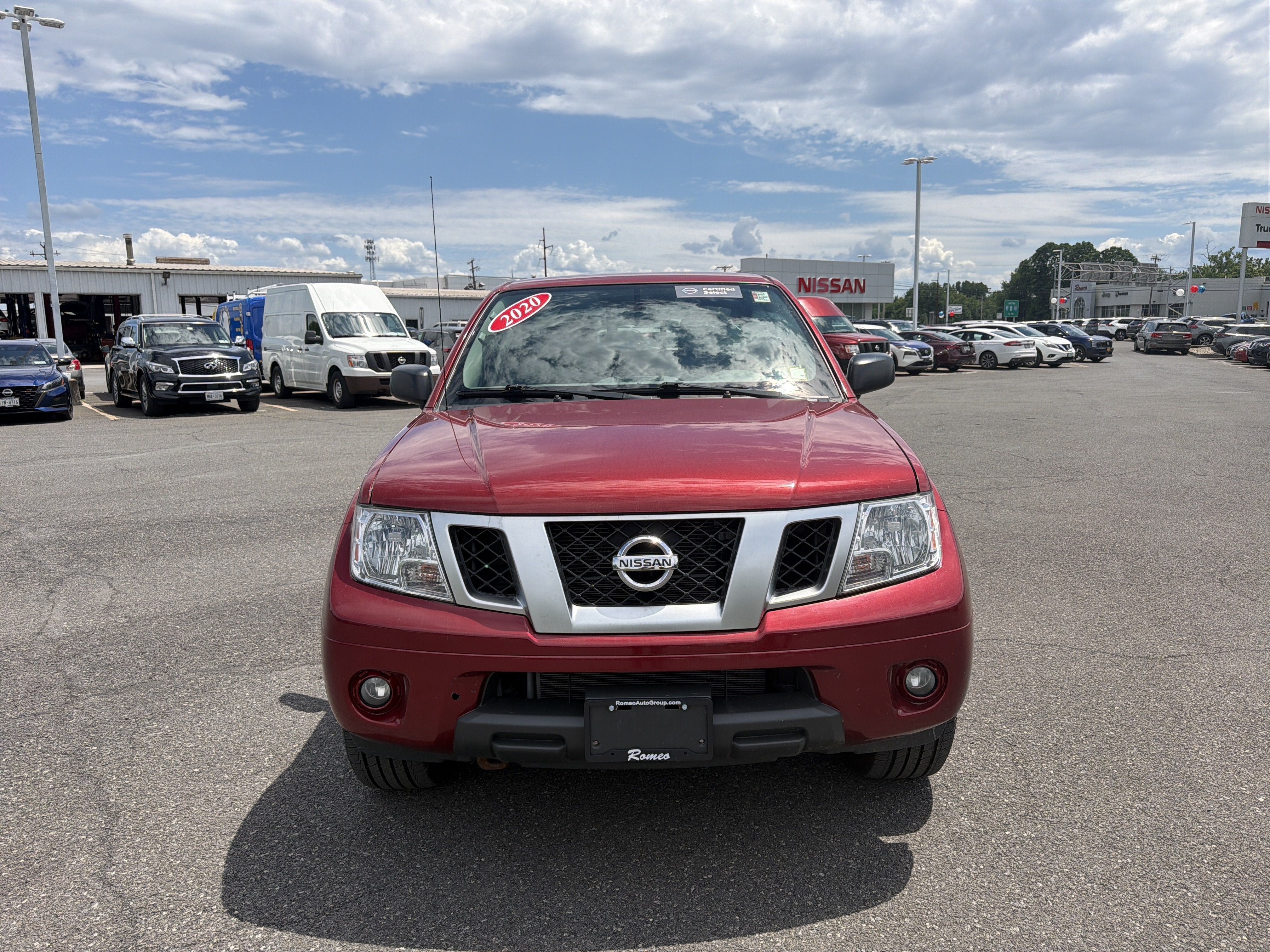2020 Nissan Frontier — side profile view