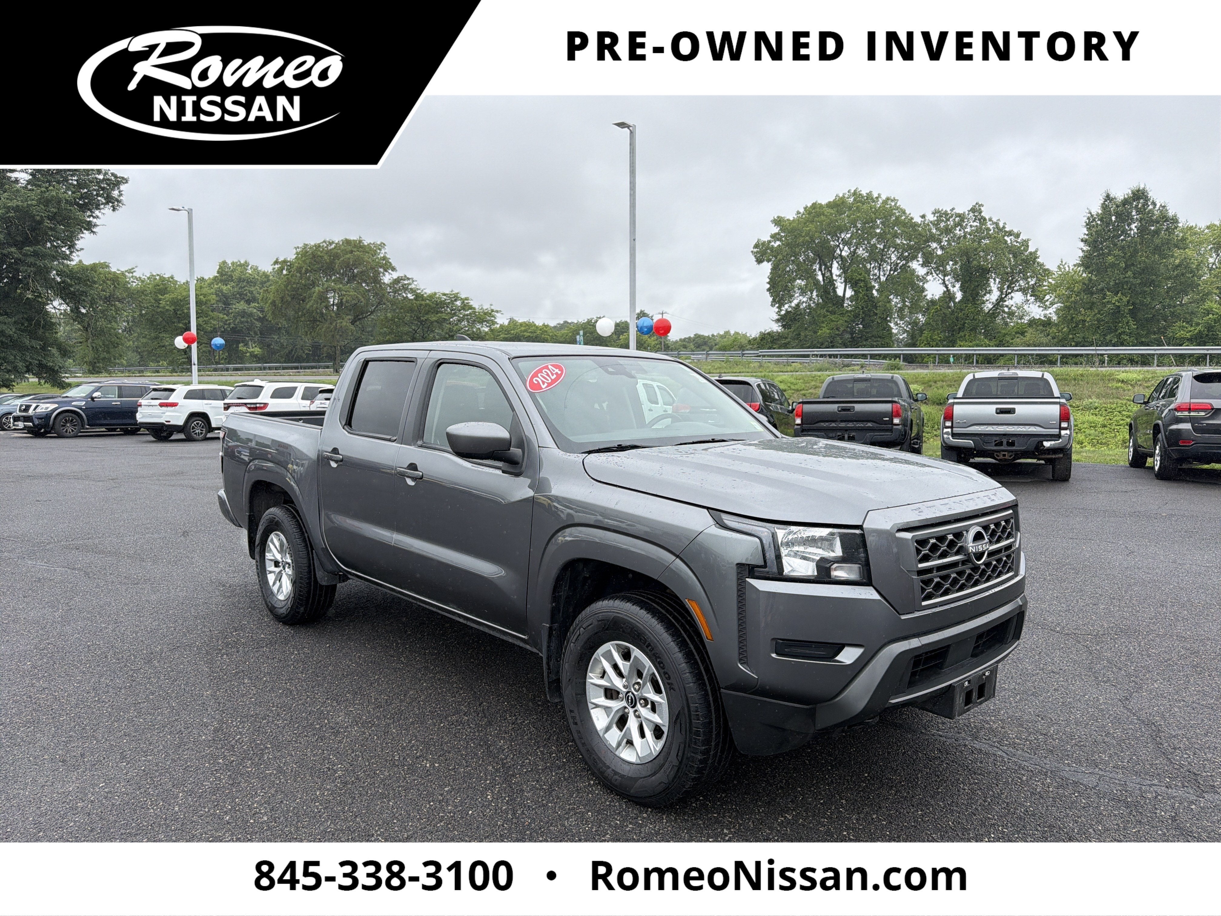 2024 Nissan Frontier — rear three-quarter view