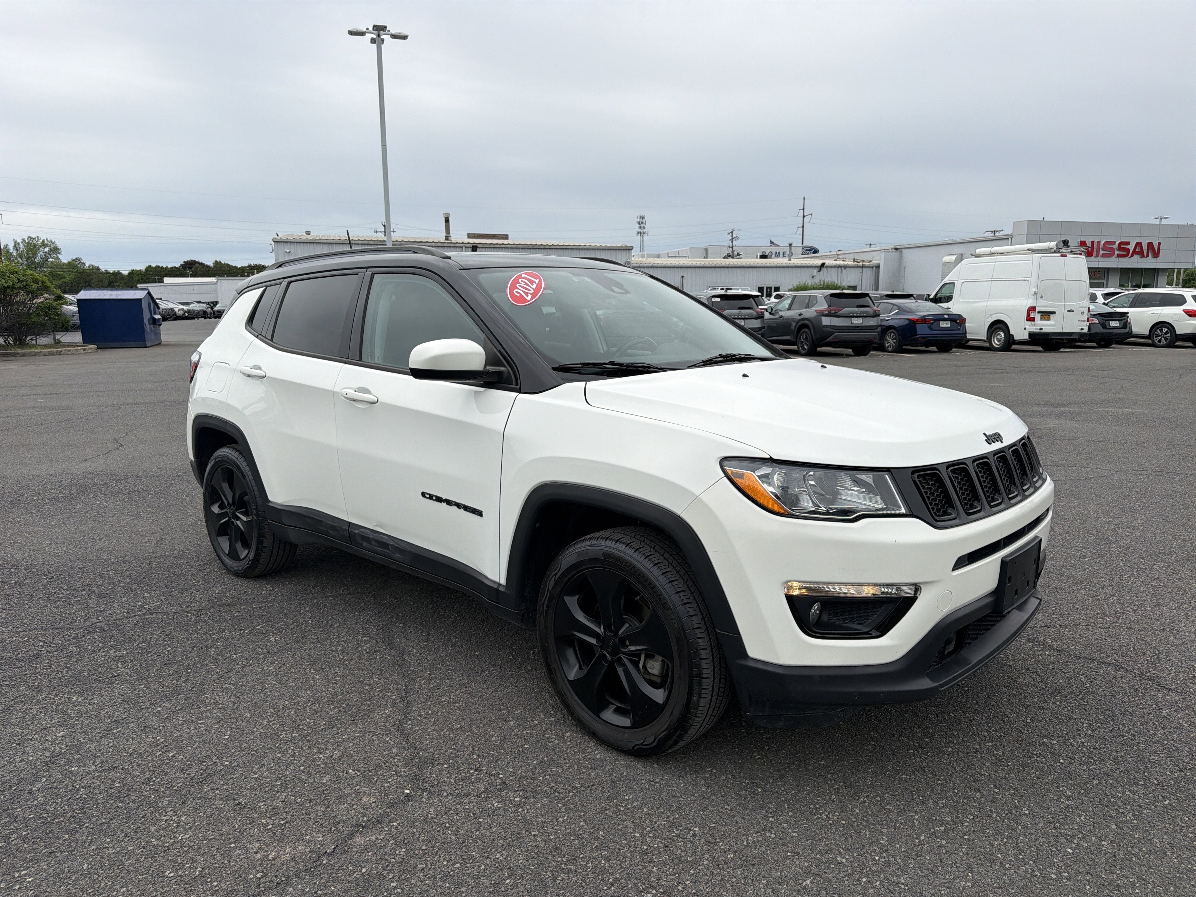 2021 Jeep Compass — rear three-quarter view