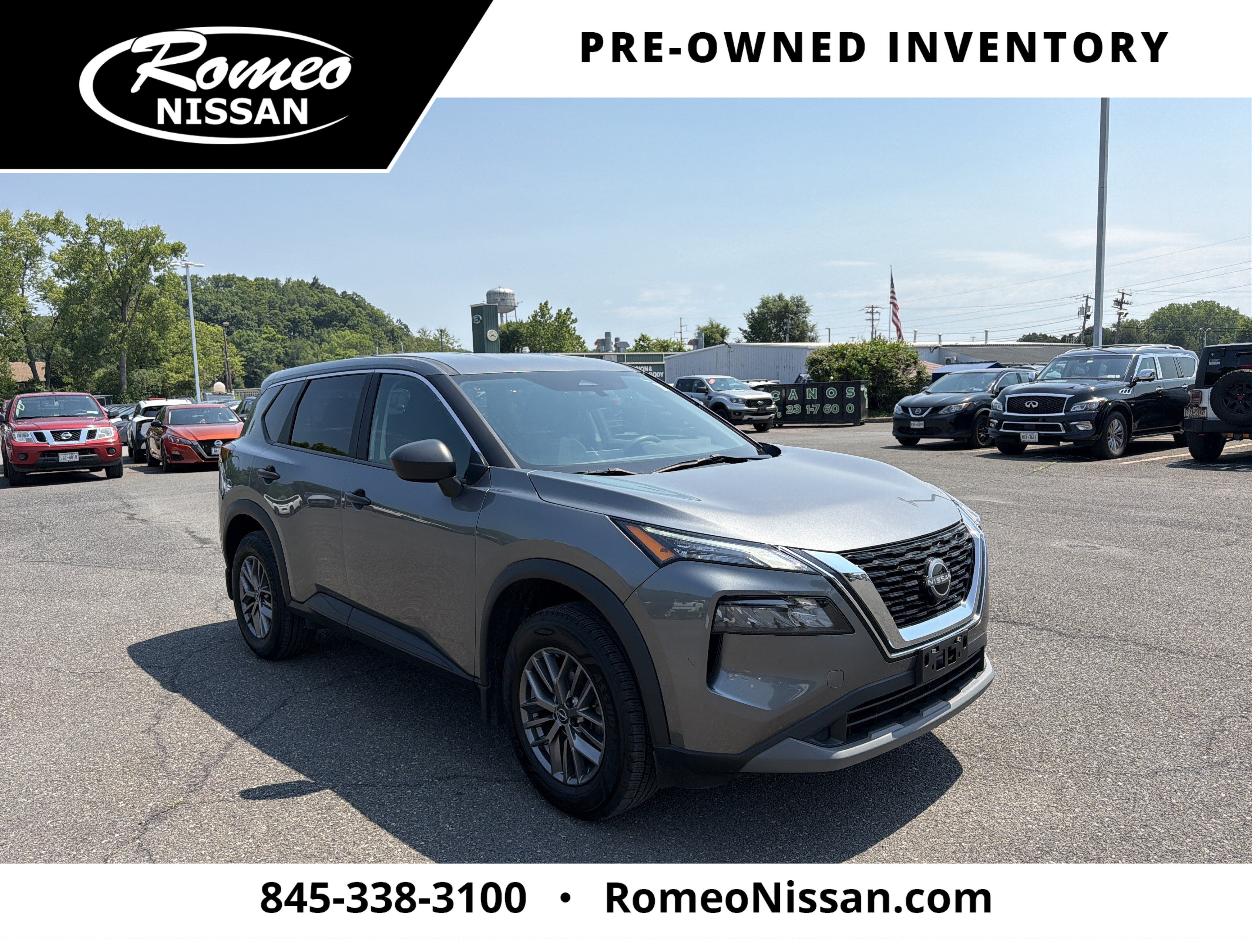2023 Nissan Rogue — rear three-quarter view
