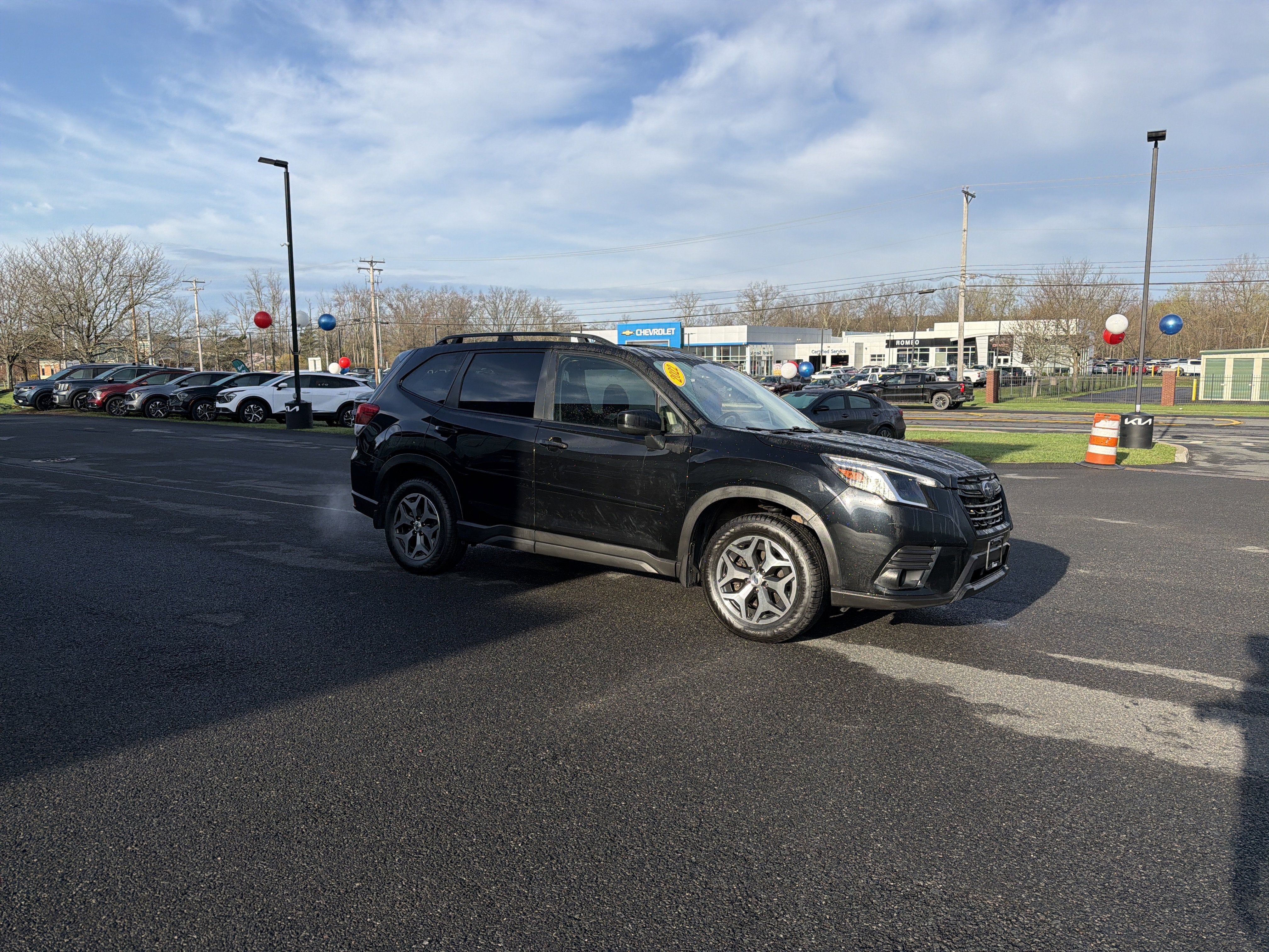 2022 Subaru Forester — rear three-quarter view