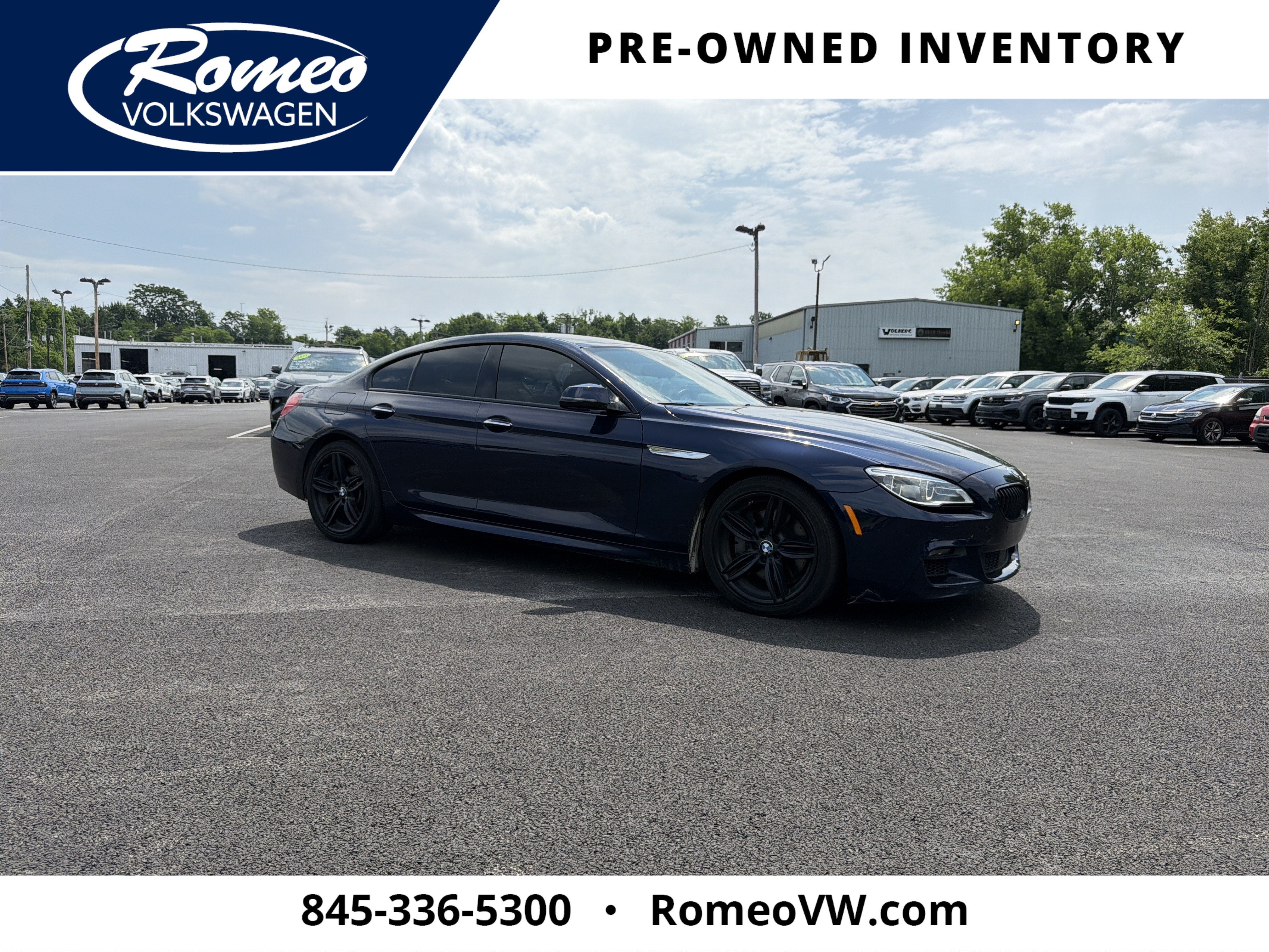 2018 BMW 6 Series — rear three-quarter view