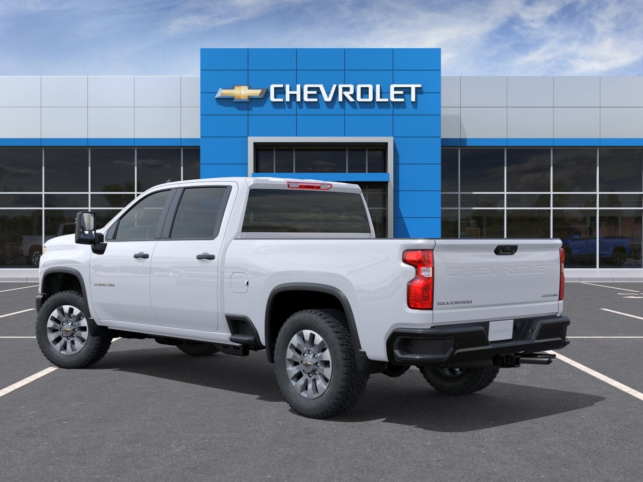 2026 Chevrolet Silverado 2500 HD — rear three-quarter view