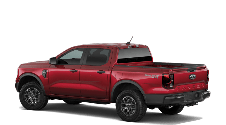 2026 Ford Ranger — rear three-quarter view