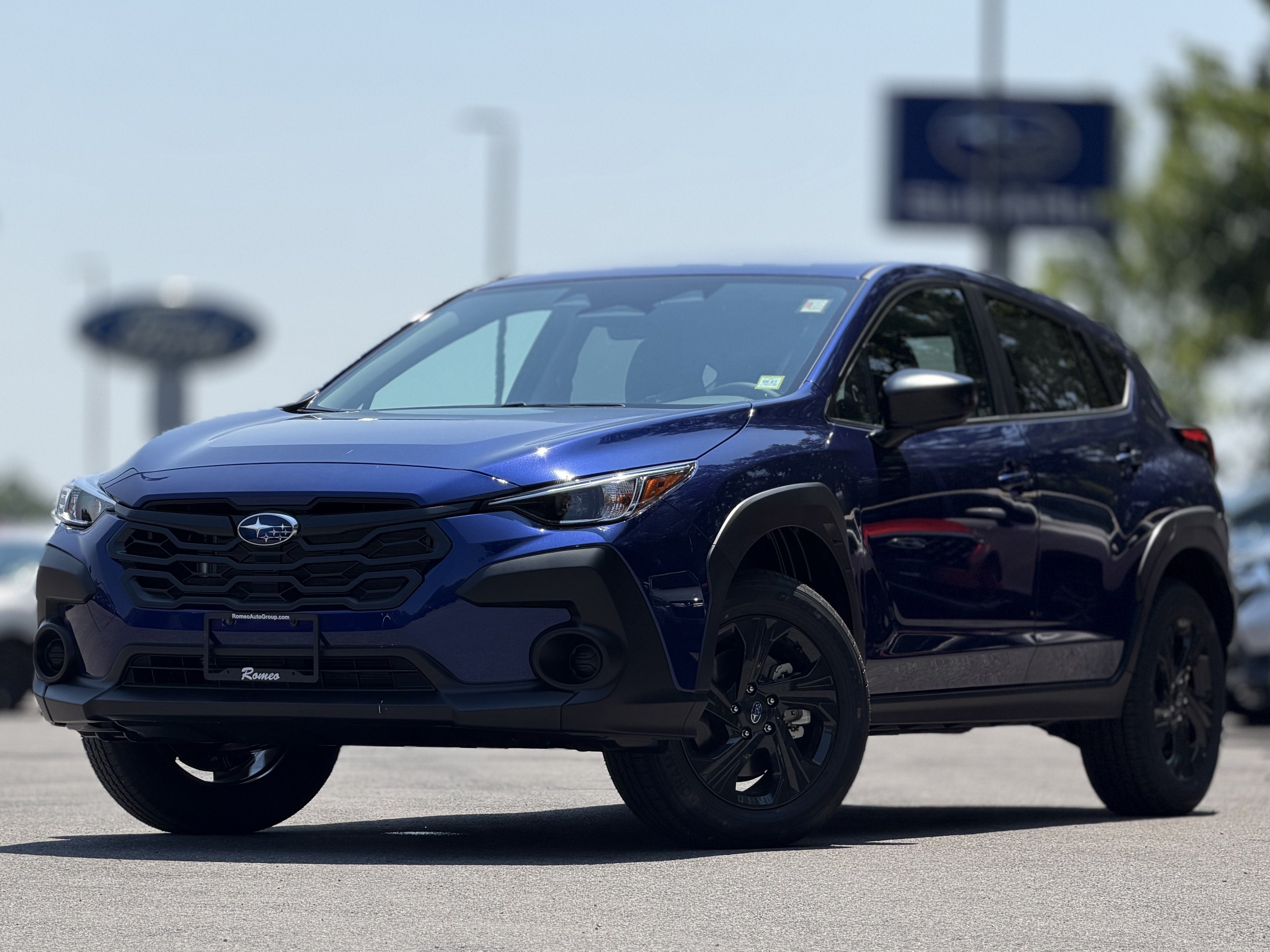 2026 Subaru CROSSTREK Base in Sapphire Blue Pearl — front three-quarter view