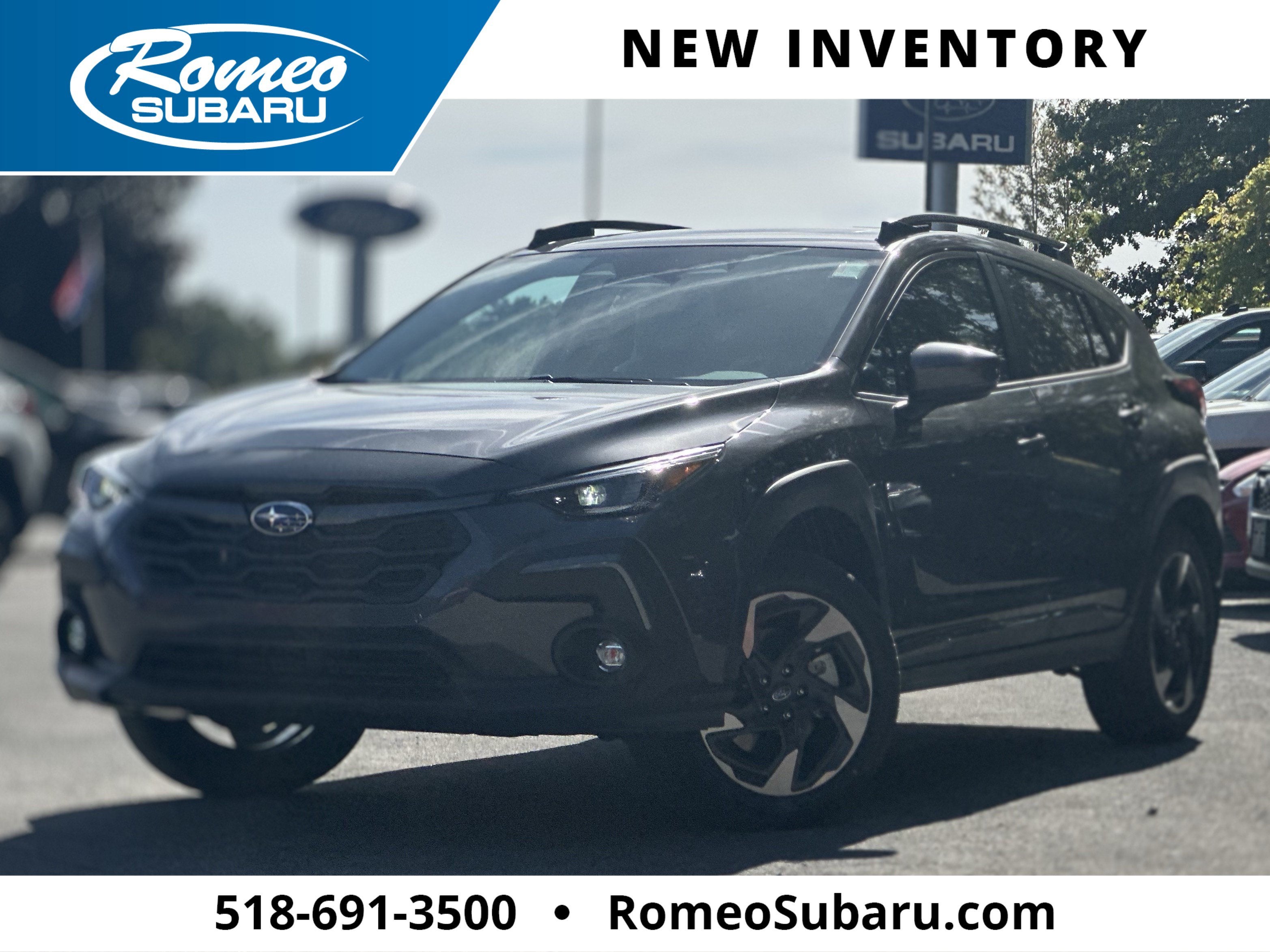 2025 Subaru CROSSTREK Limited in Magnetite Gray Pearl — front three-quarter view
