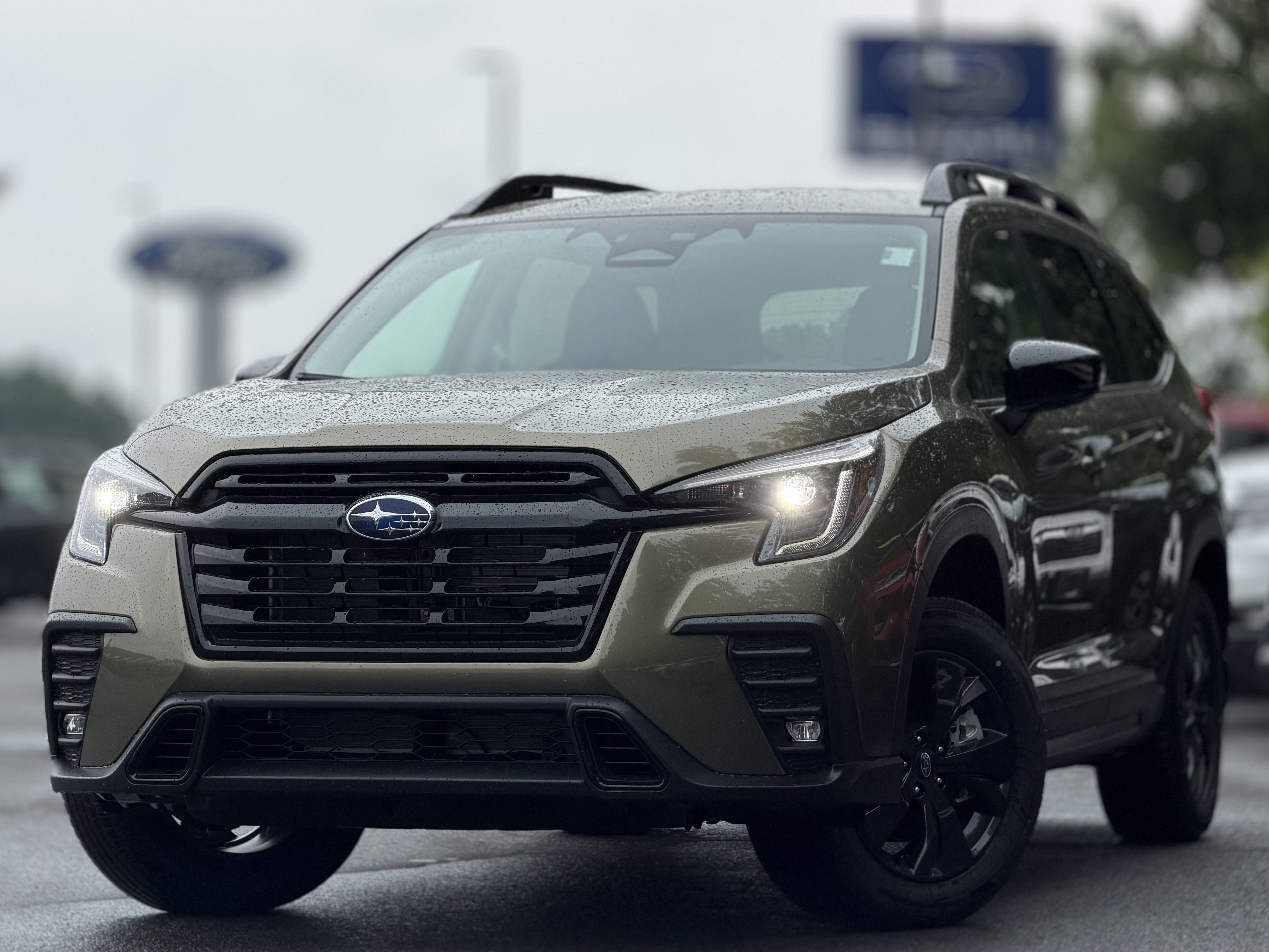 2026 Subaru ASCENT Premium 7-Passenger in Autumn Green Metallic — front three-quarter view
