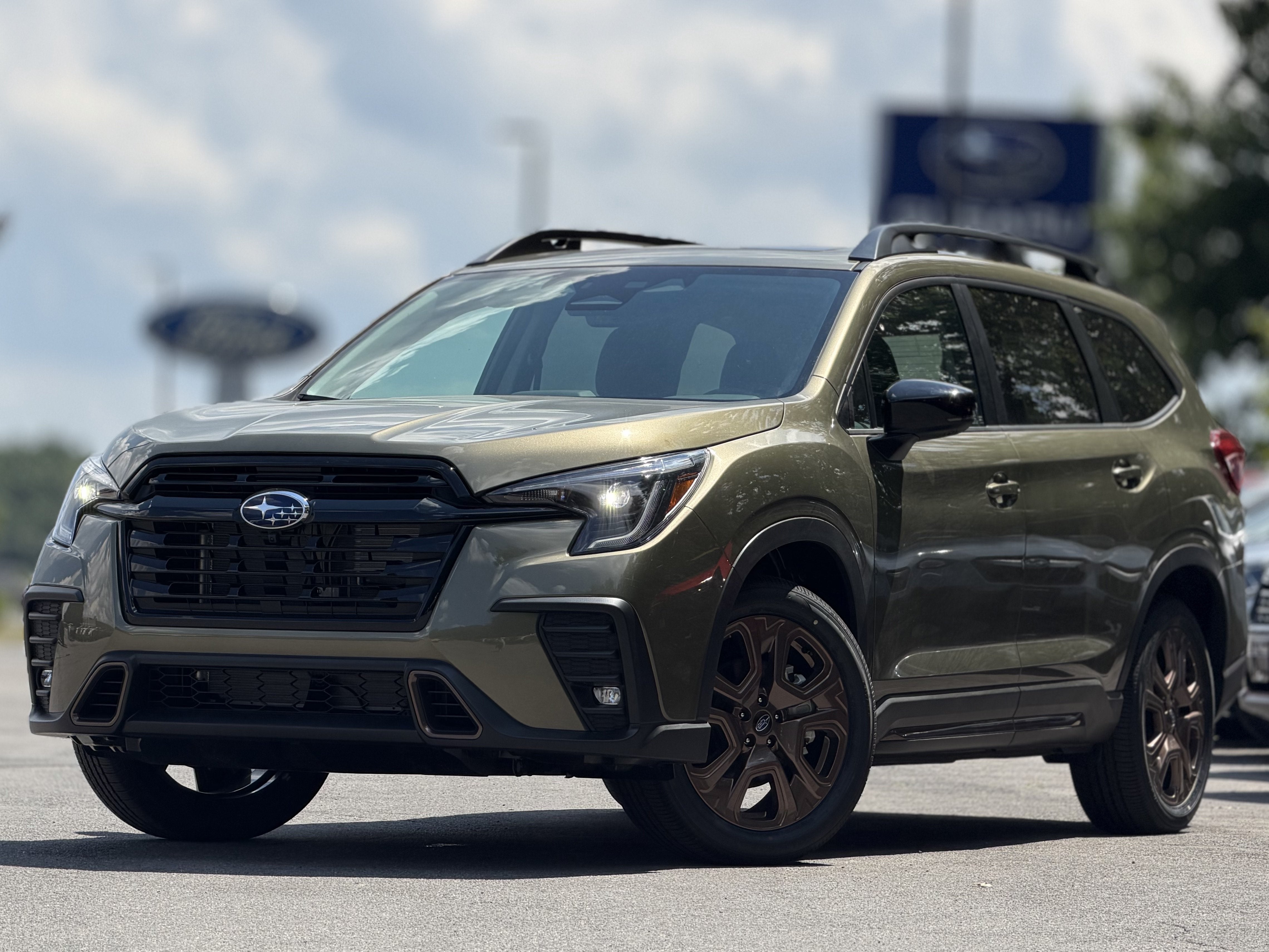 2026 Subaru ASCENT Limited Bronze Edition 7-Passenger in Autumn Green Metallic — front three-quarter view