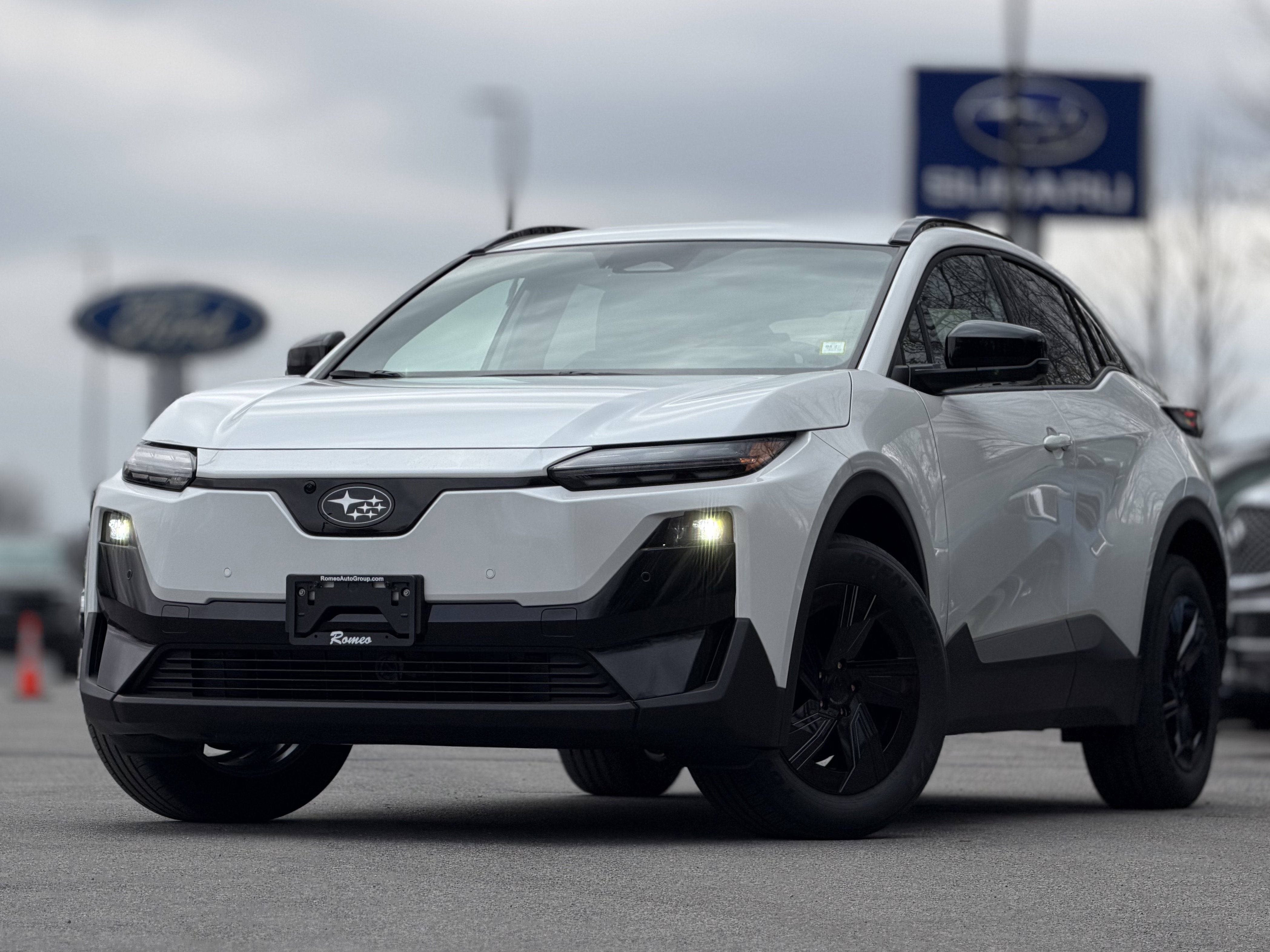 2026 Subaru UNCHARTED Sport in Cosmic White Pearl — front three-quarter view