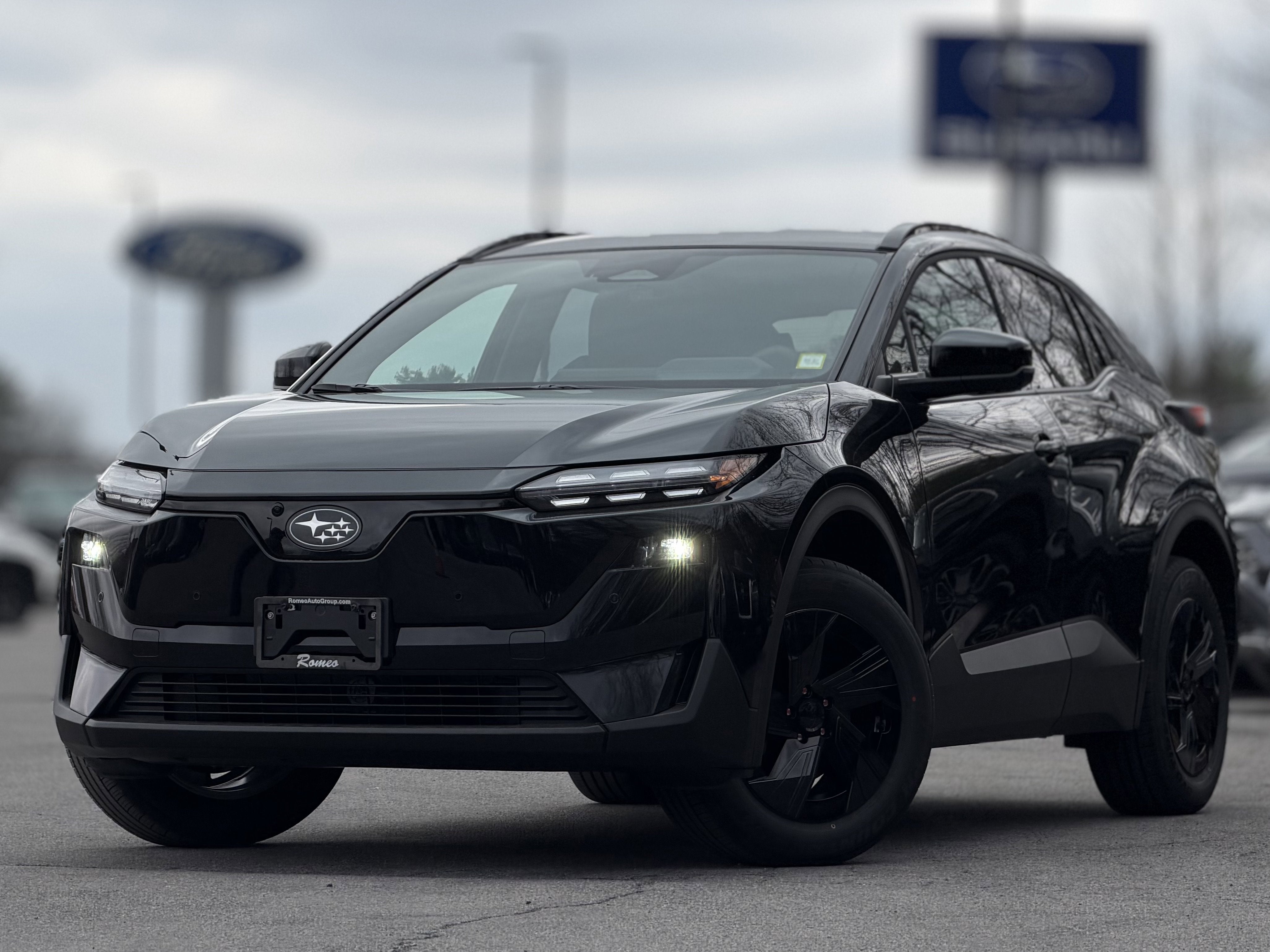 2026 Subaru UNCHARTED Sport in Astro Black Mica — front three-quarter view