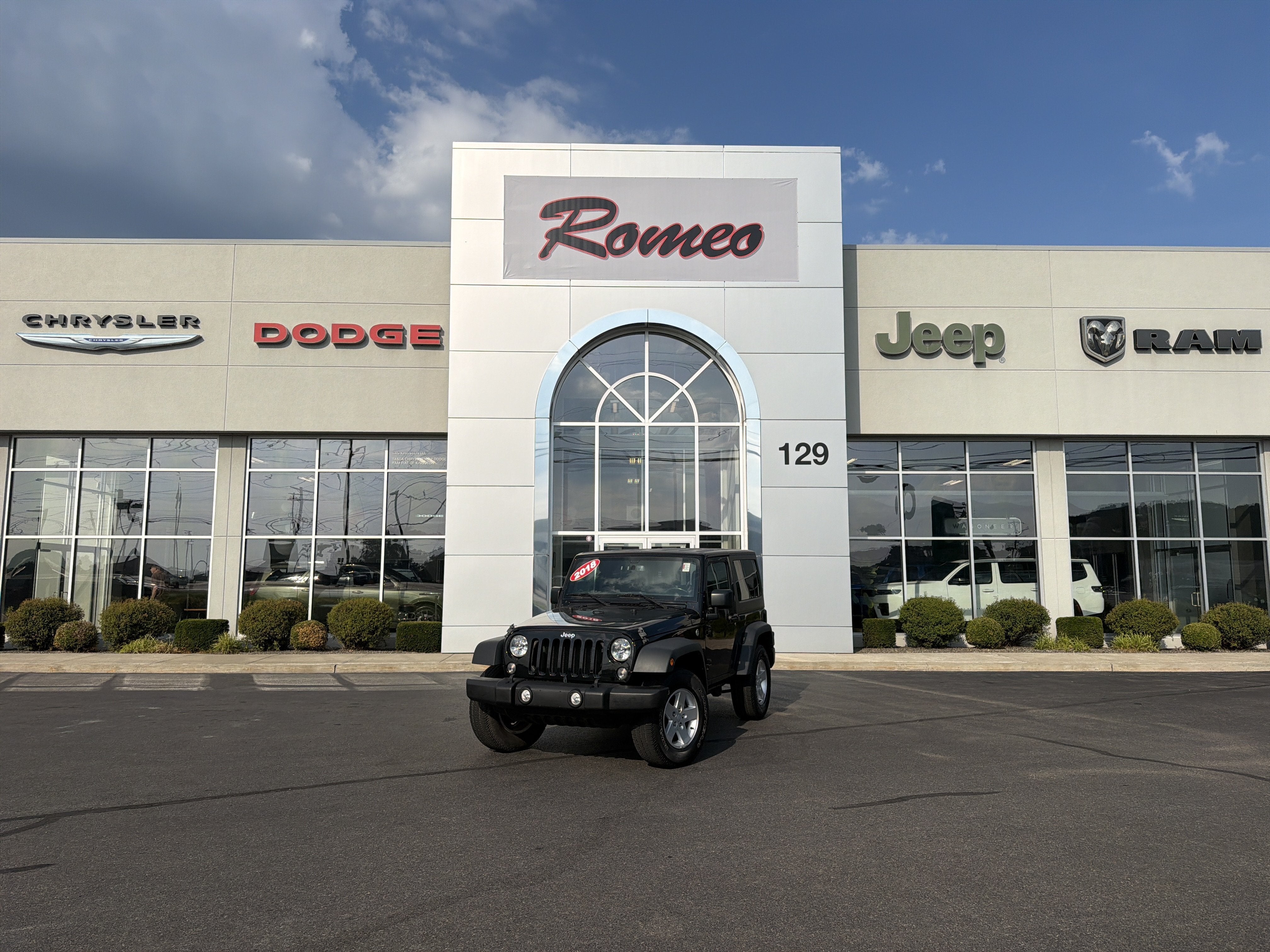 2018 Jeep Wrangler JK Sport in Other — front three-quarter view