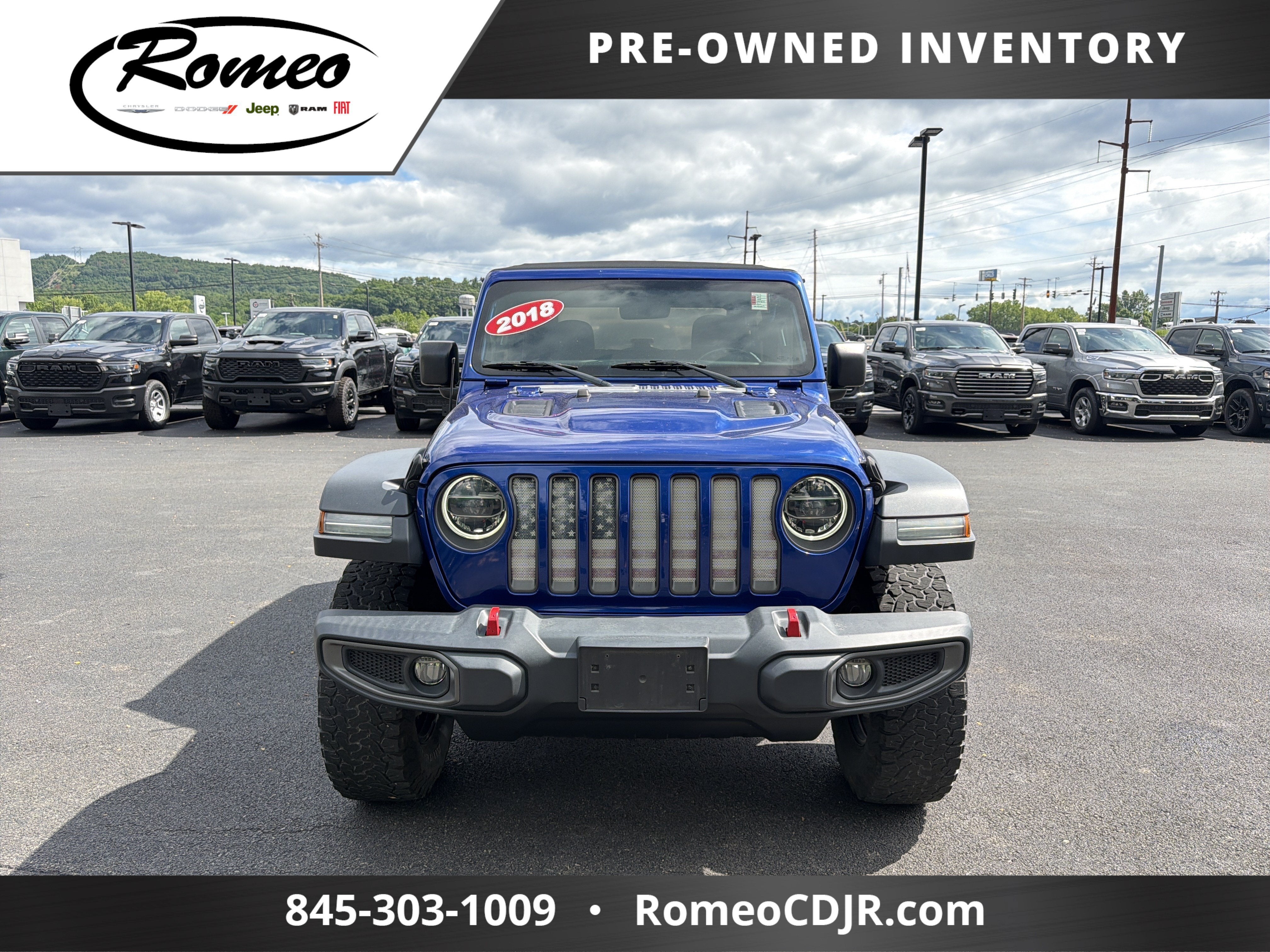 2018 Jeep Wrangler — side profile view