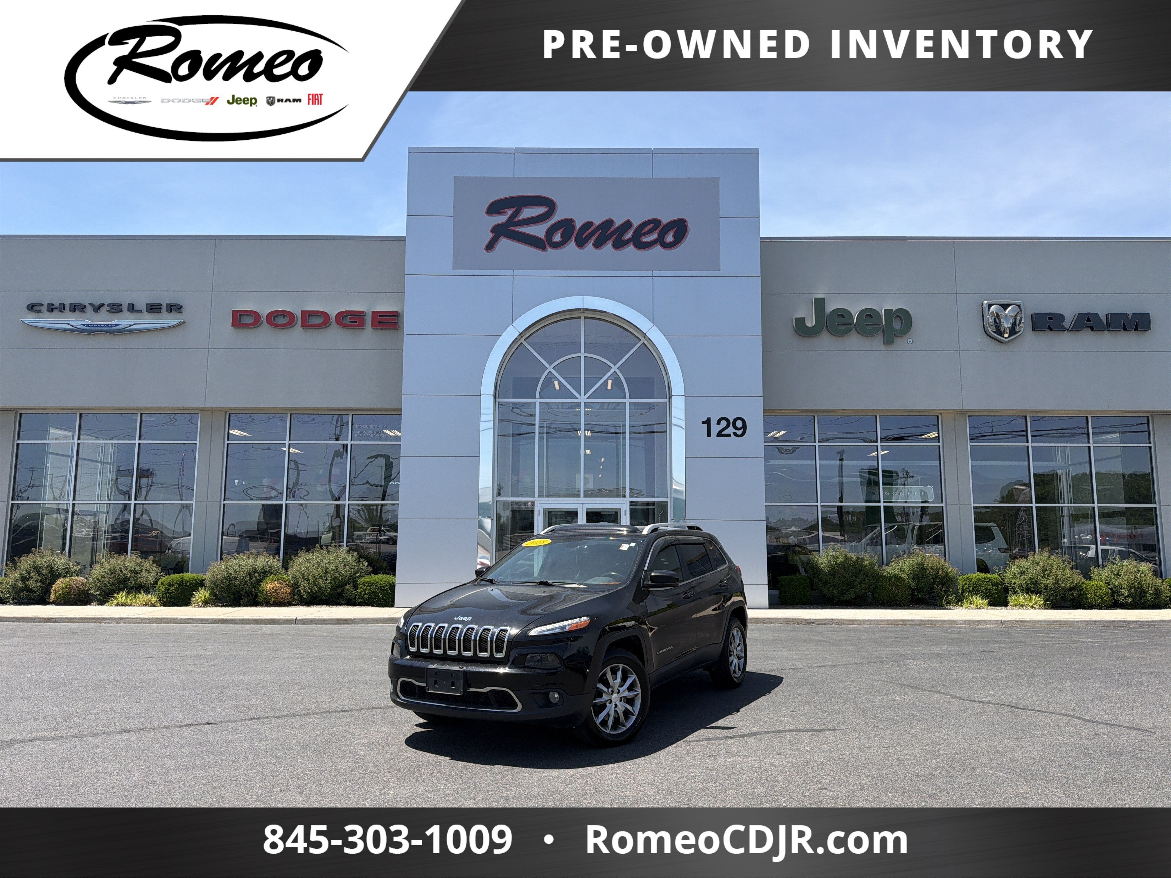 2018 Jeep Cherokee Limited in Other — front three-quarter view