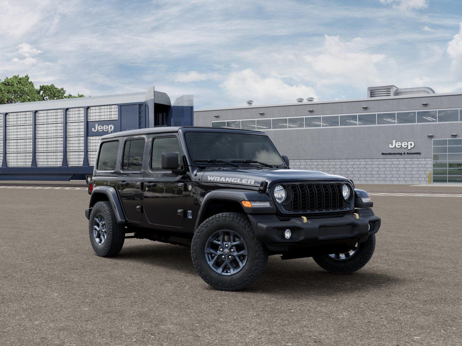 2026 Jeep Wrangler — rear three-quarter view