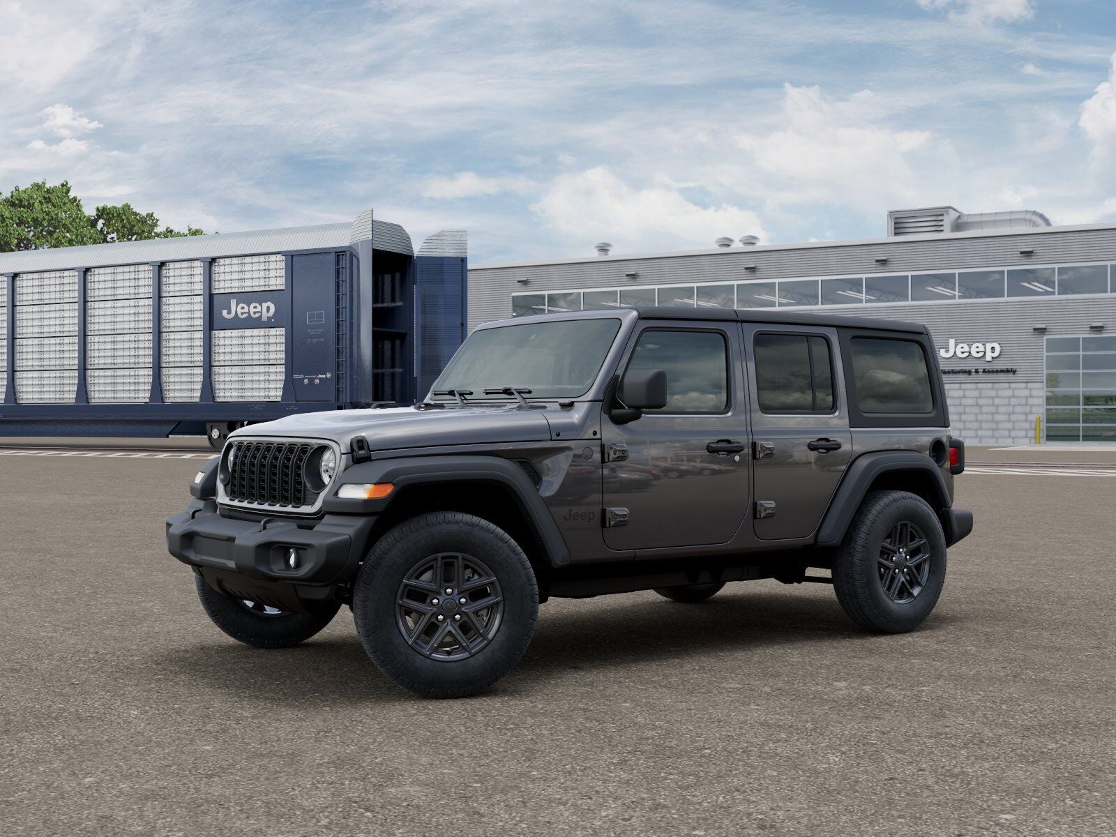 2026 Jeep Wrangler Sport S in Other — front three-quarter view