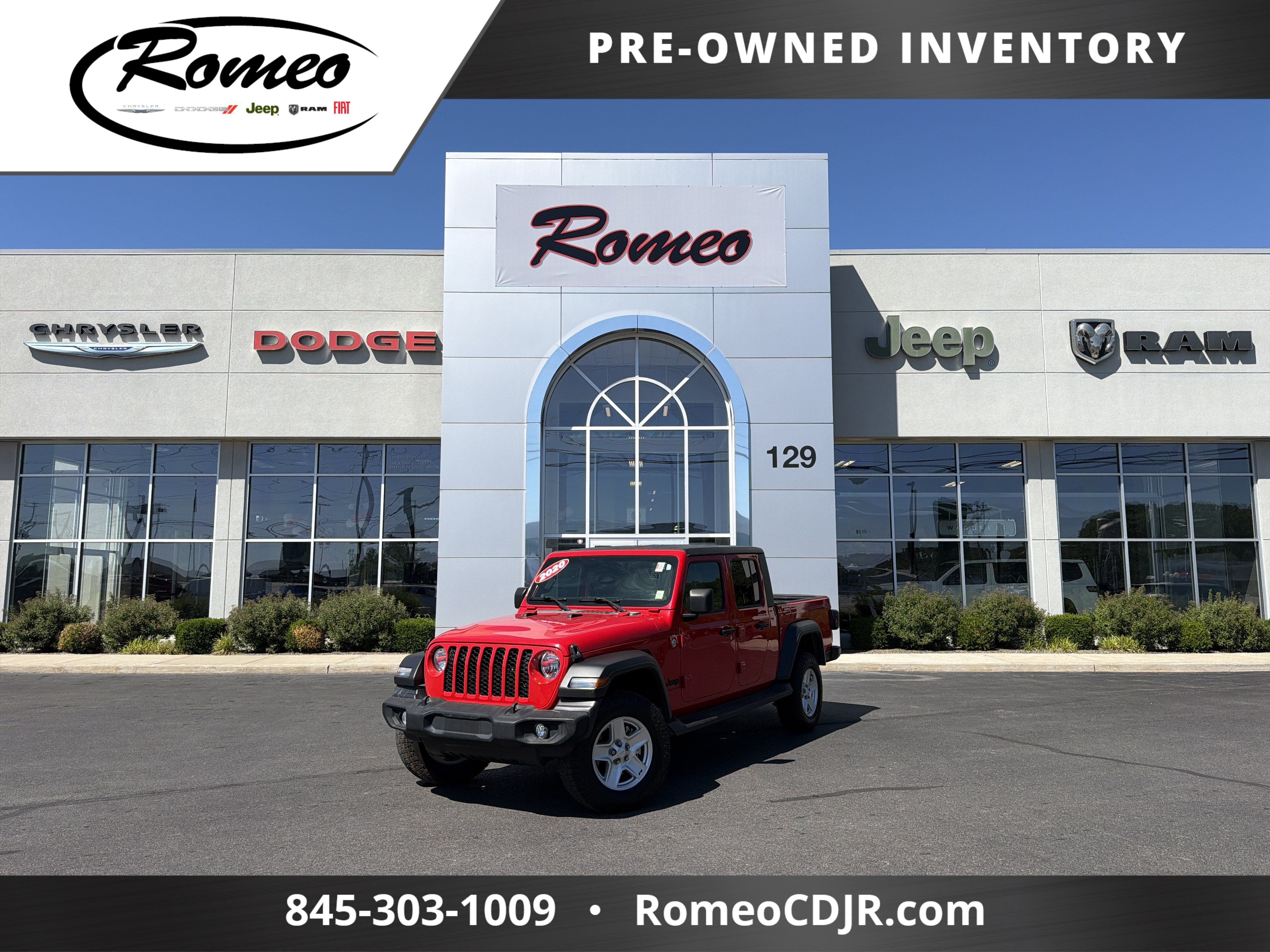 2020 Jeep Gladiator Sport in Other — front three-quarter view