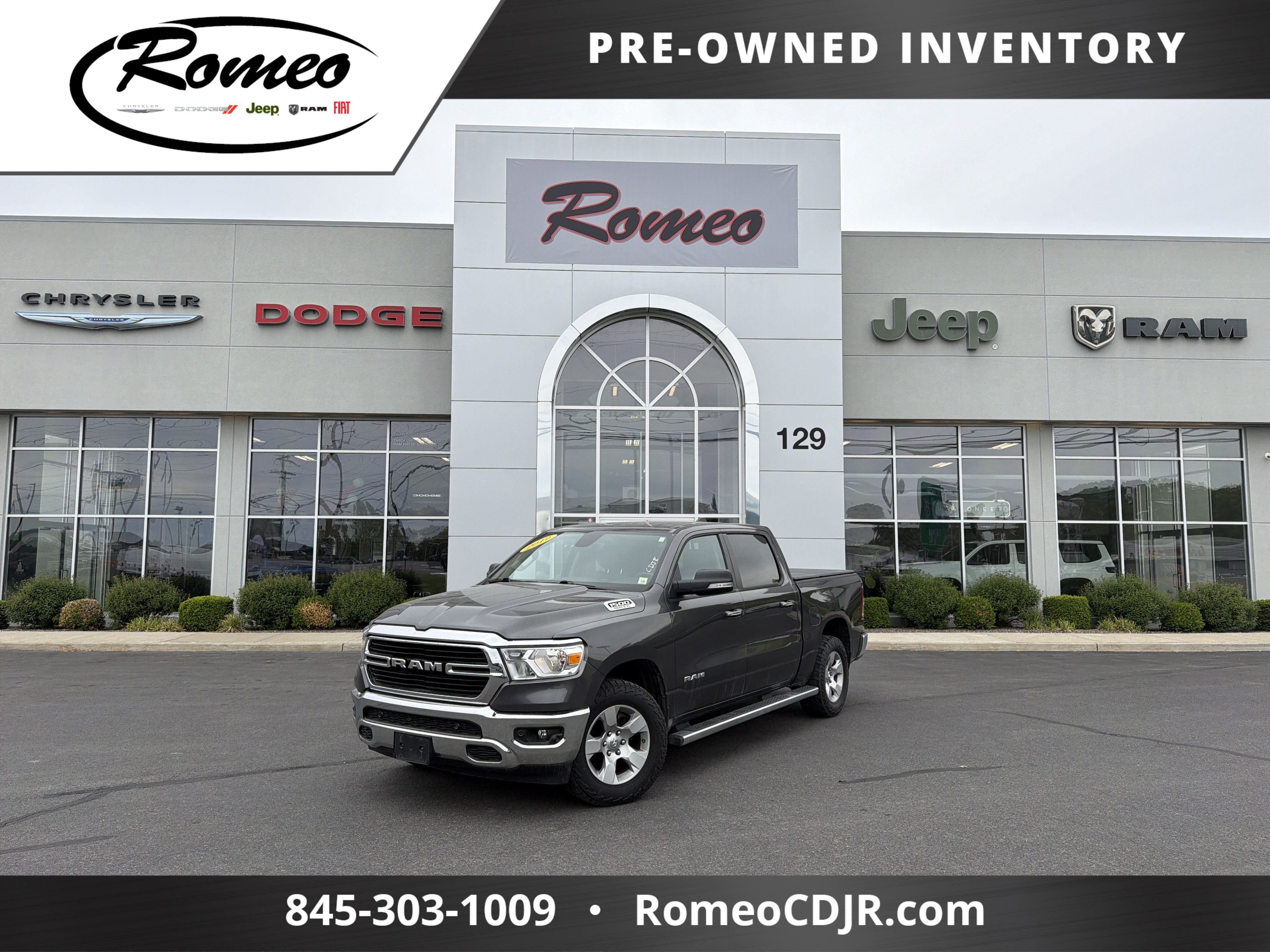 2019 RAM 1500 Big Horn/Lone Star in Other — front three-quarter view