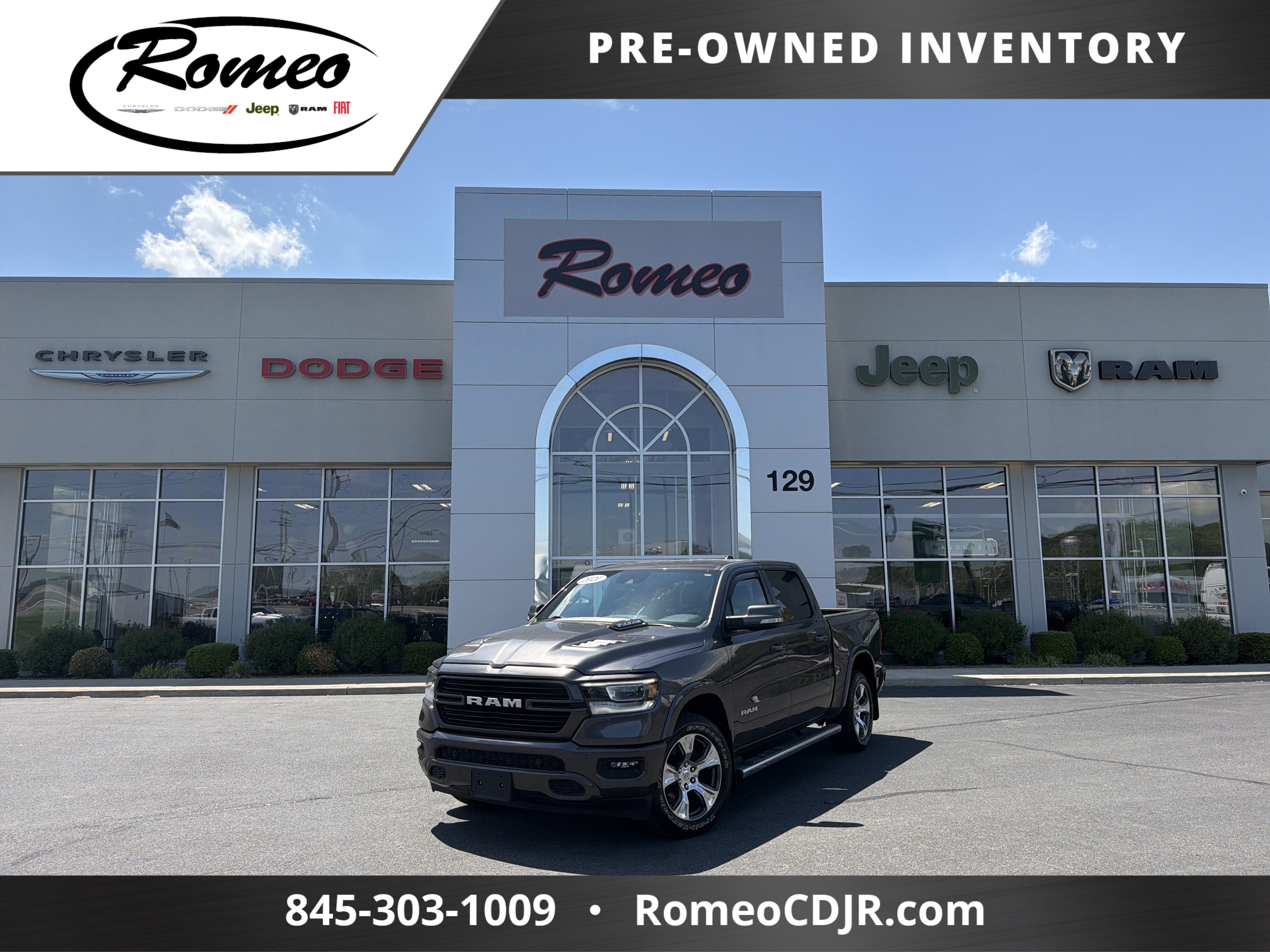 2021 RAM 1500 Laramie in Other — front three-quarter view