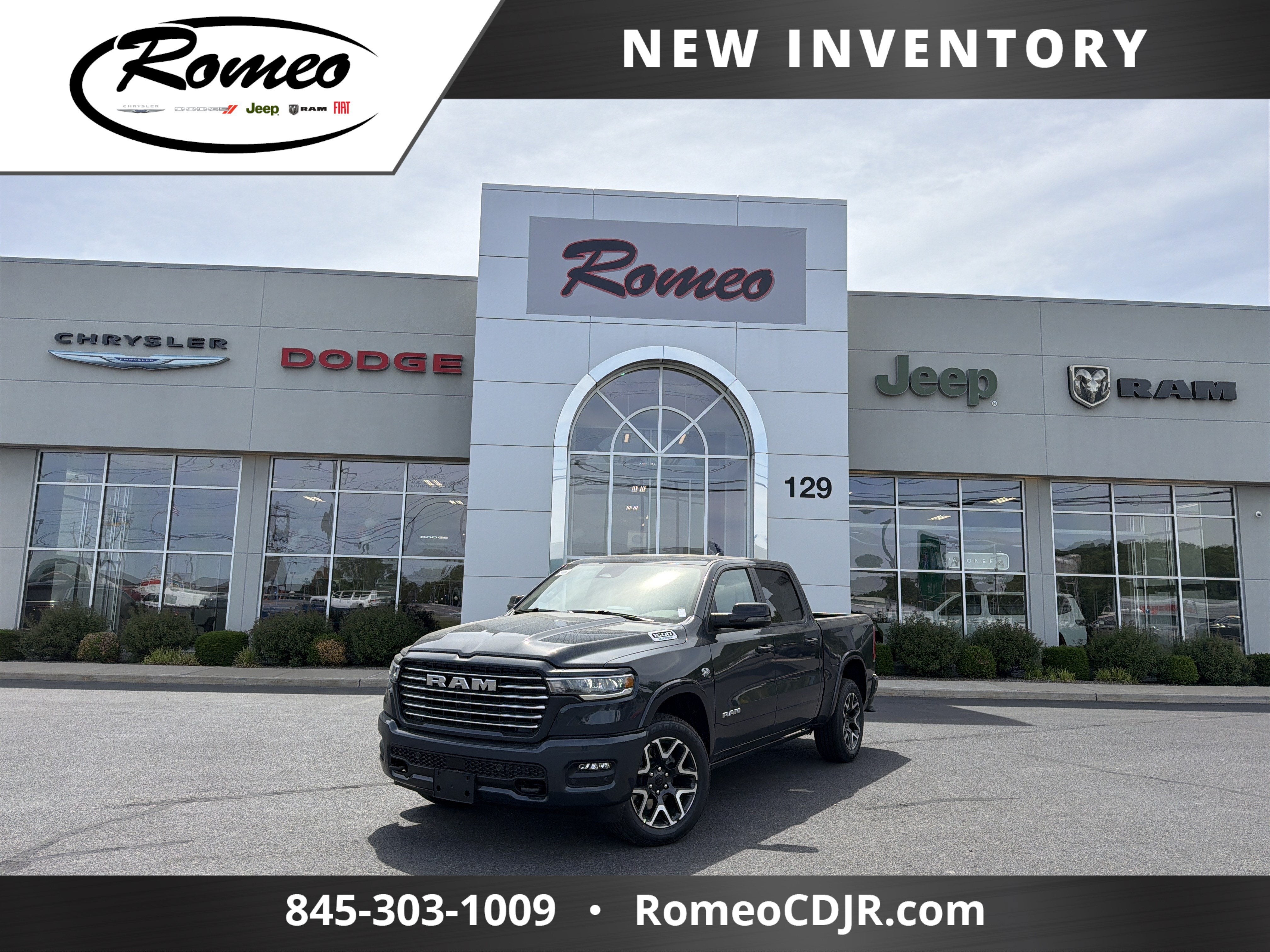 2026 RAM 1500 Laramie in Other — front three-quarter view