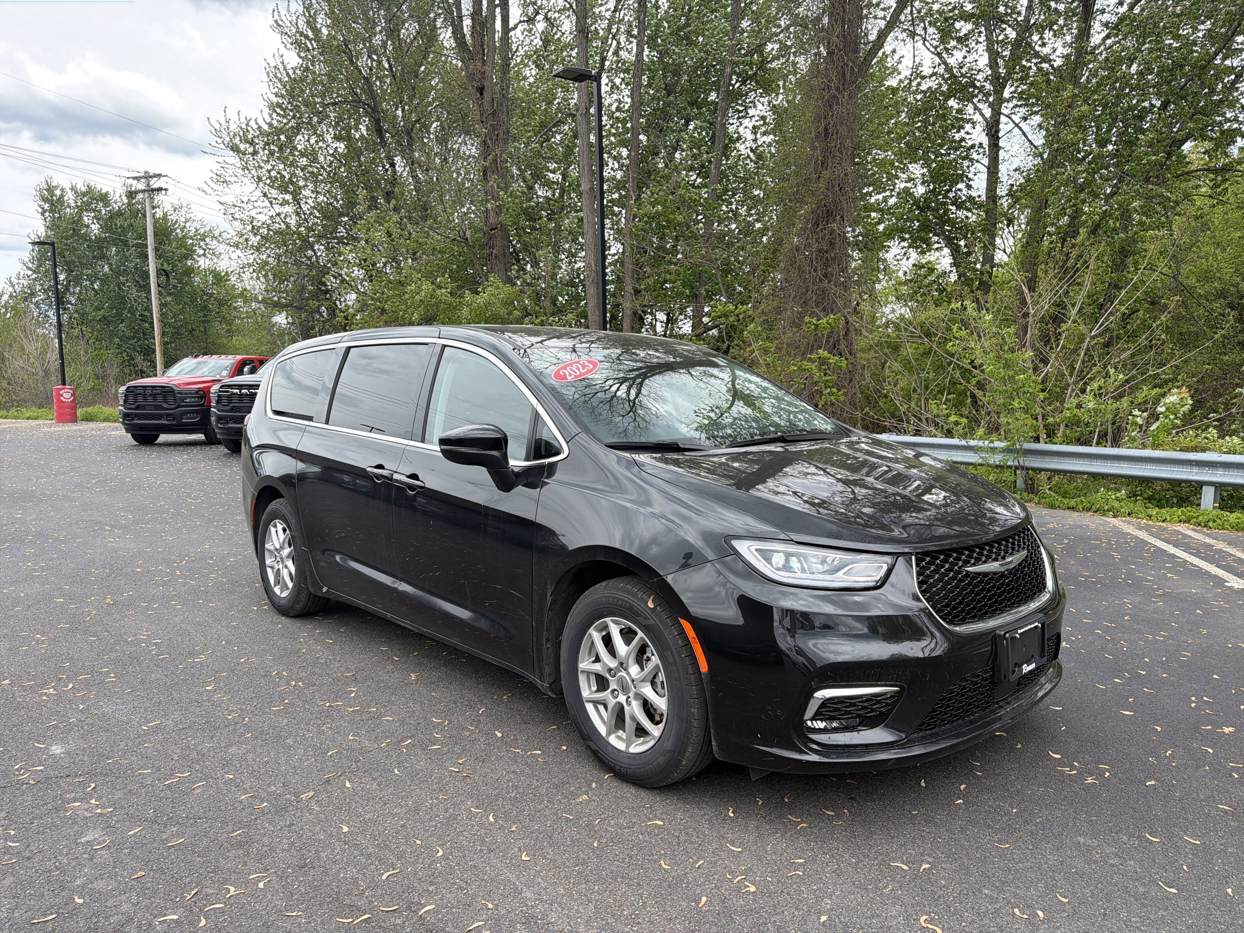 2023 Chrysler Pacifica — rear three-quarter view