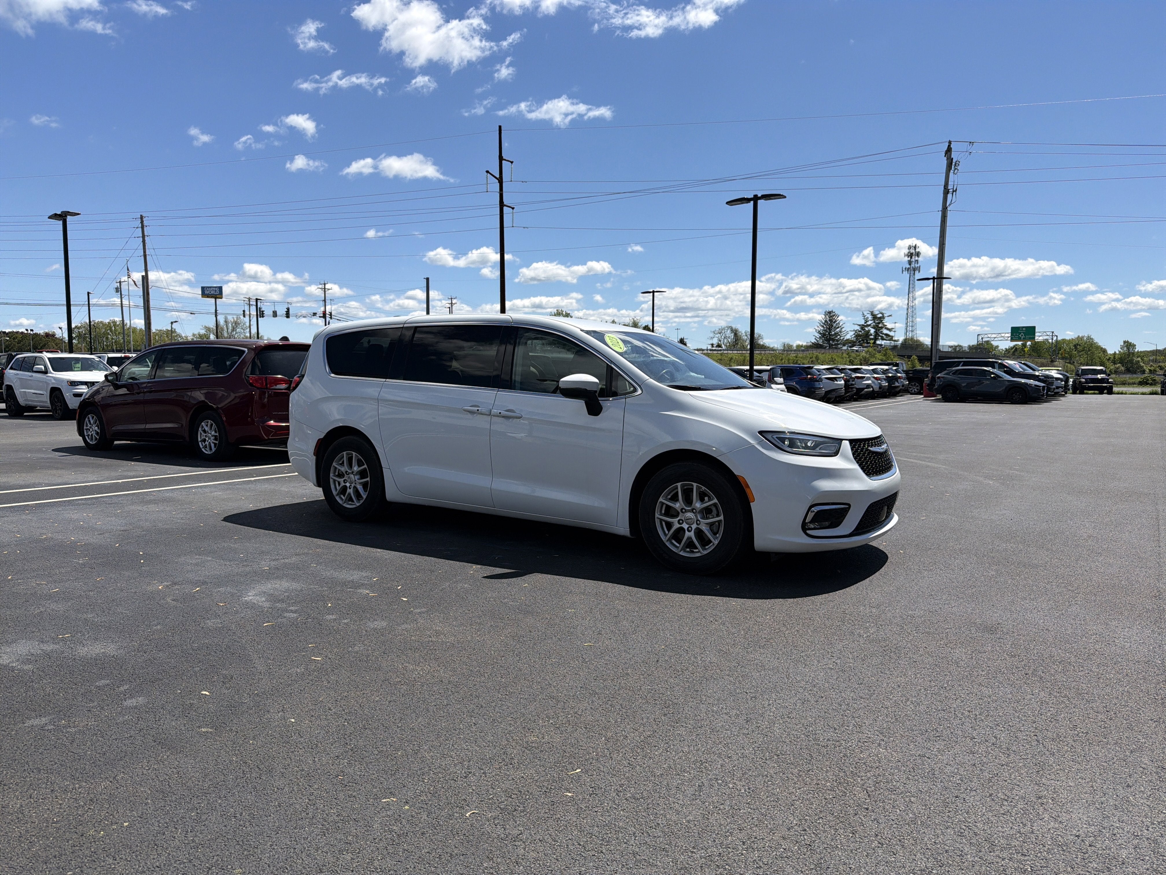 2023 Chrysler Pacifica — rear three-quarter view