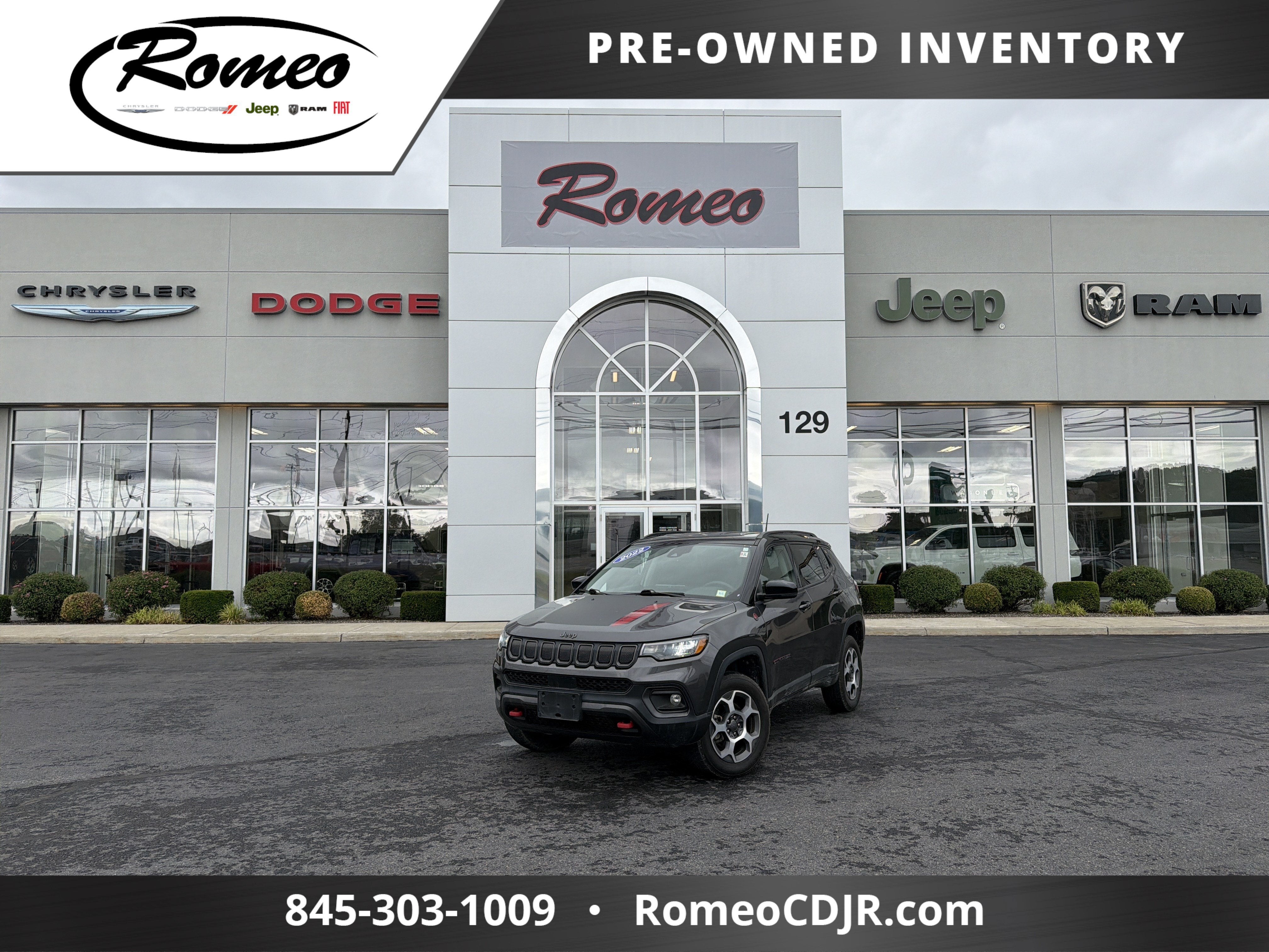 2022 Jeep Compass Trailhawk in Other — front three-quarter view