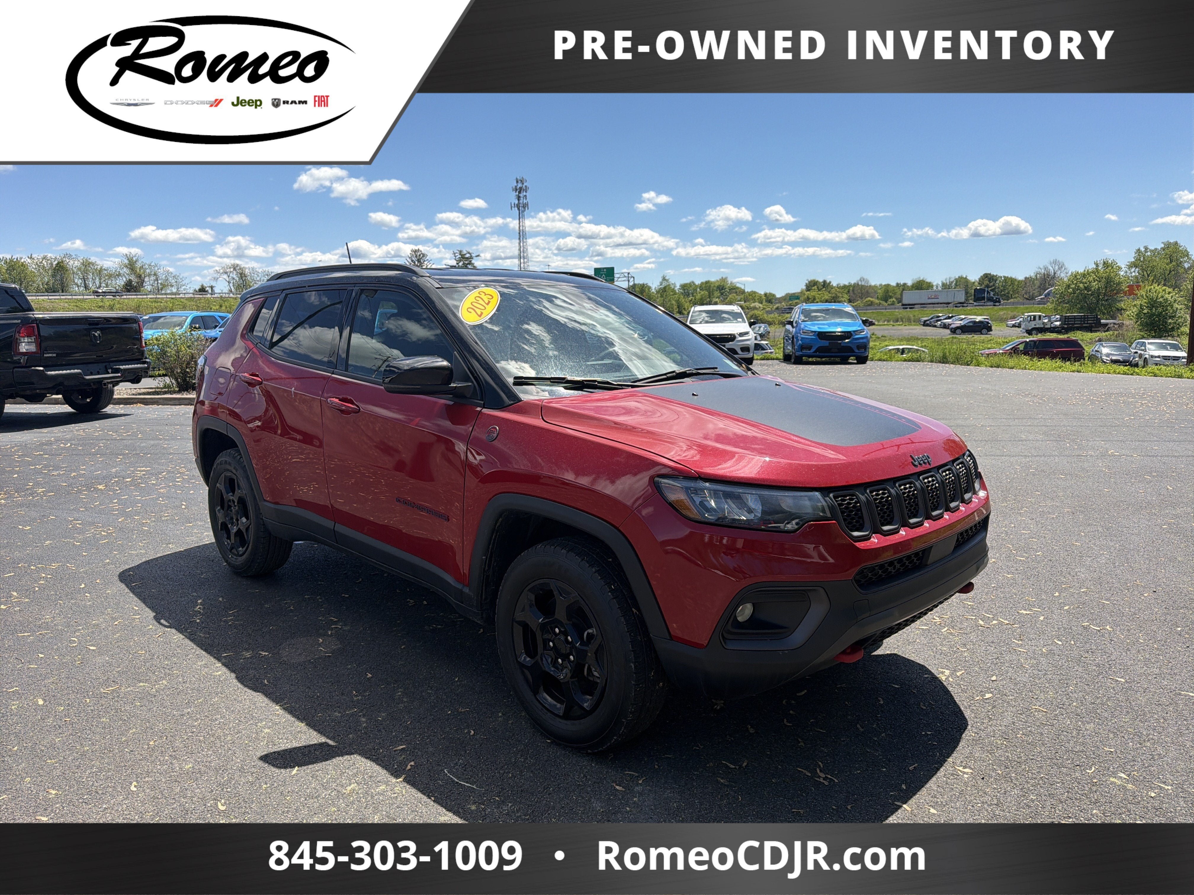 2023 Jeep Compass — rear three-quarter view