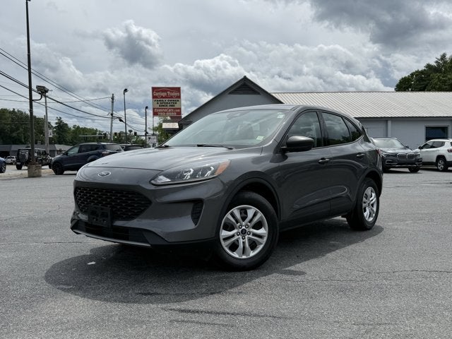 2022 Ford Escape S in Gray Metallic — front three-quarter view