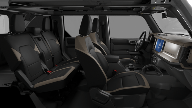 2026 Ford Bronco Outer Banks in Avalanche Gray — front three-quarter view