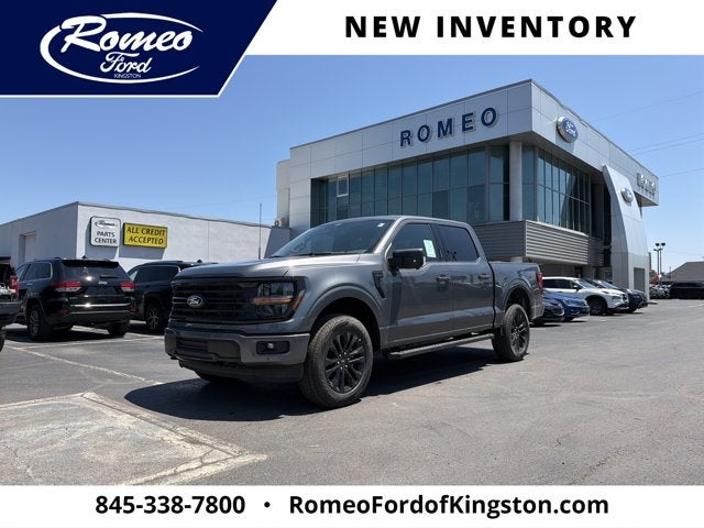 2026 Ford F-150 XLT in Carbonized Gray Metallic — front three-quarter view