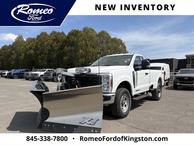 2026 Ford Super Duty F-350 XL in Oxford White — front three-quarter view