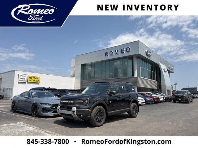 2026 Ford Bronco Sport Badlands in Shadow Black — front three-quarter view