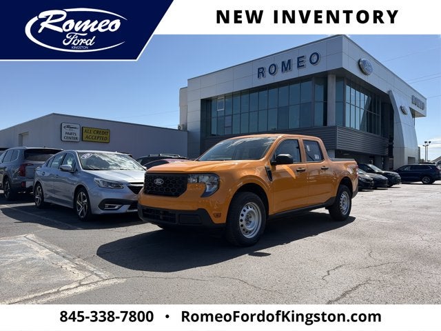 2026 Ford Maverick XL in Orange Fury Metallic Tri-Coat — front three-quarter view