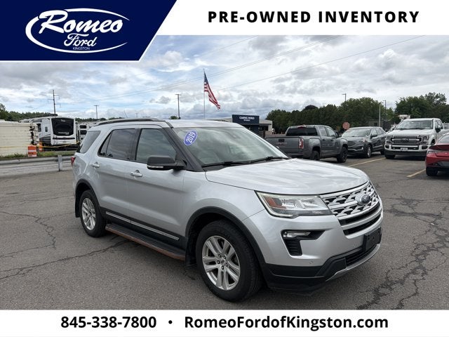 2019 Ford Explorer — rear three-quarter view