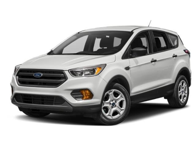 2018 Ford Escape SE in Lightning Blue Metallic — front three-quarter view