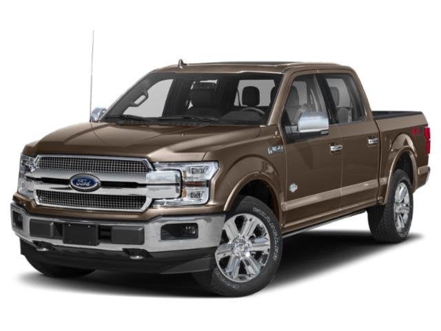 2019 Ford F-150 King Ranch in Magma Red — front three-quarter view