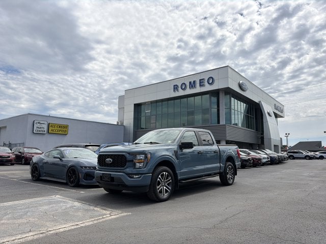 2023 Ford F-150 XL in Blue — front three-quarter view