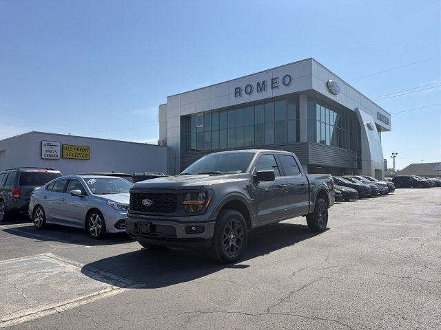 2026 Ford F-150 STX in Gray Metallic — front three-quarter view
