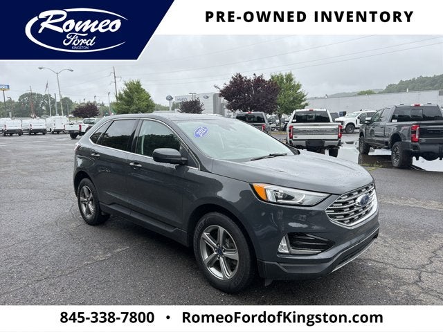 2021 Ford Edge — rear three-quarter view